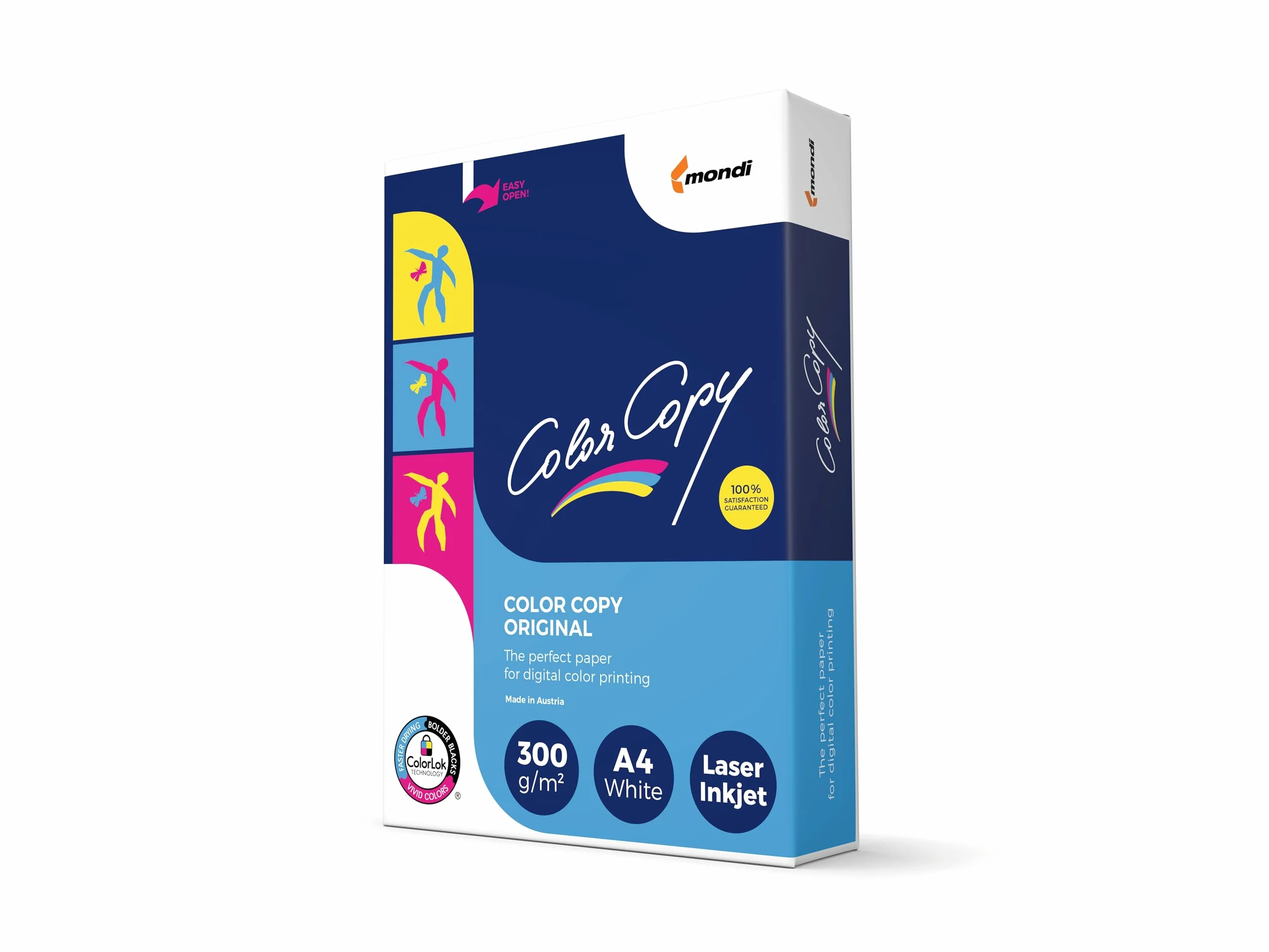Mondi Color Copy Carta da Stampa A4 300gr/mq 125 Fogli