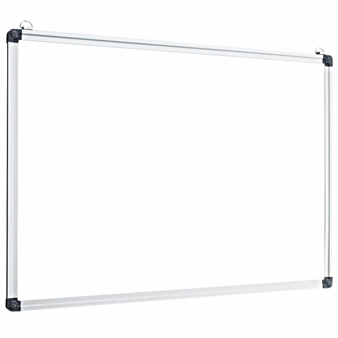 LIFEZEAL Lavagna Magnetica da Parete, Lavagna Magnetica per Calamite, Lavagna Bianca, con Ganci e Ripiano Rimovibile, Gomma, Penne e Particelle Magnetiche, Whiteboard per Ufficio e Scuola (70x50 cm)