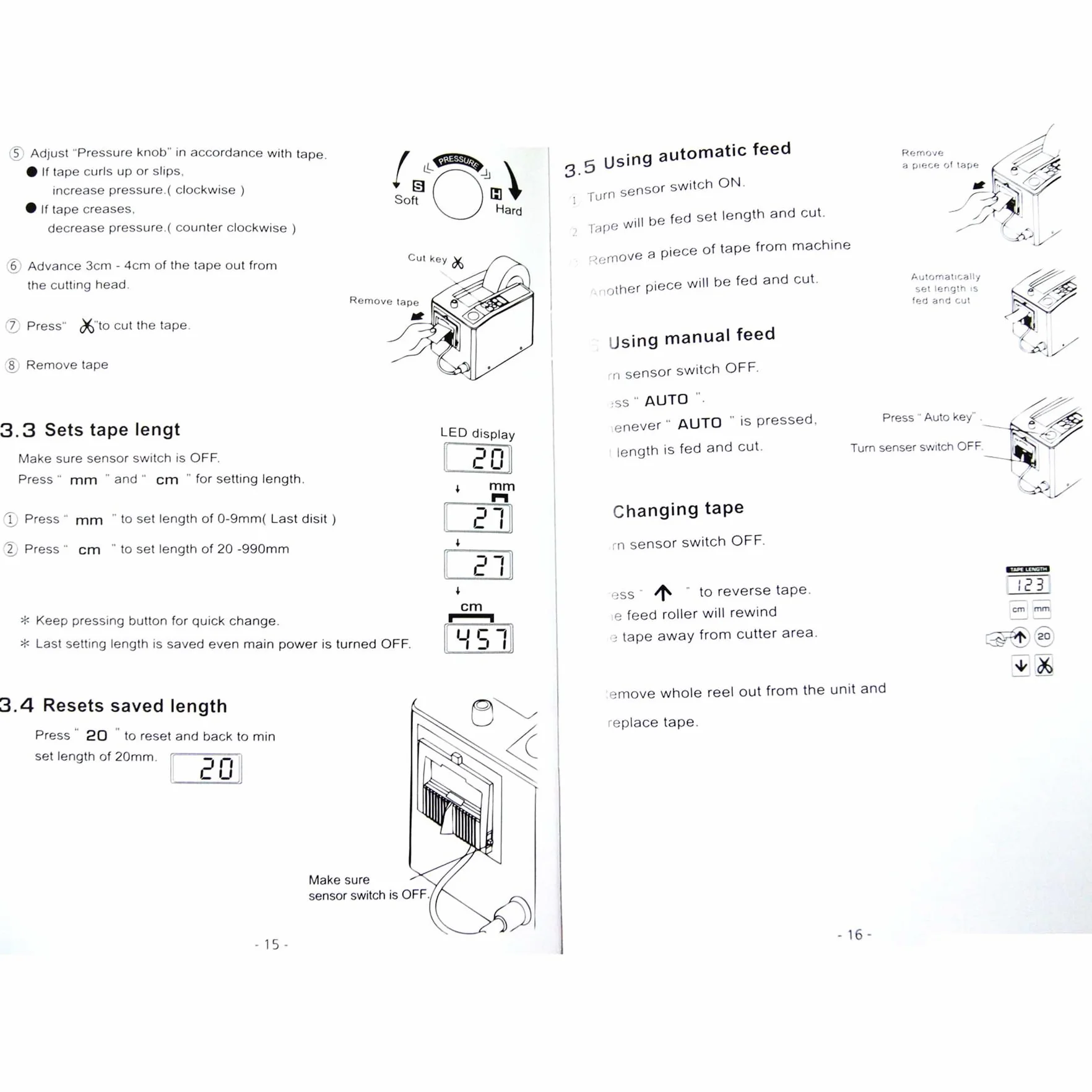 312052A Distributore automatico di etichette elettroniche a nastro