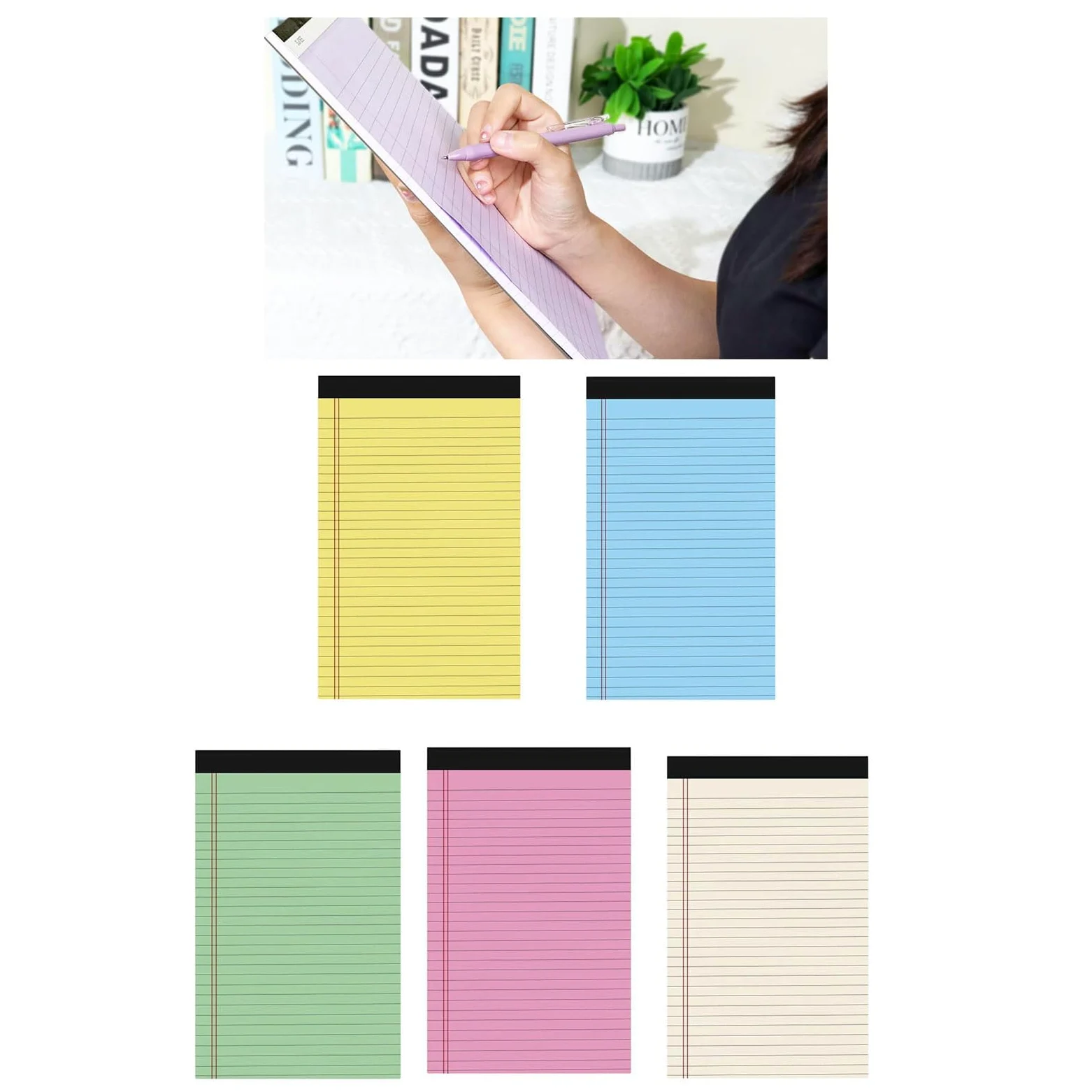 4 pezzi piccole immagini note note fogli di accordatura a lacrime pad legale tasche foderate taccuino per appunti per ricordare pad legale tappo a goccia carta da scrittura