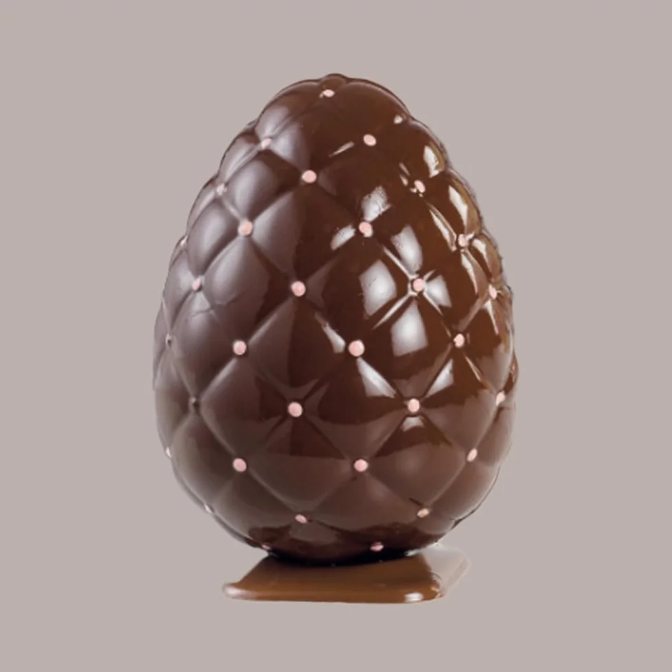 Lucgel Scatola Porta Uovo Cioccolato con Finestra Trasparente 15x15H27 cm - 5 pezzi