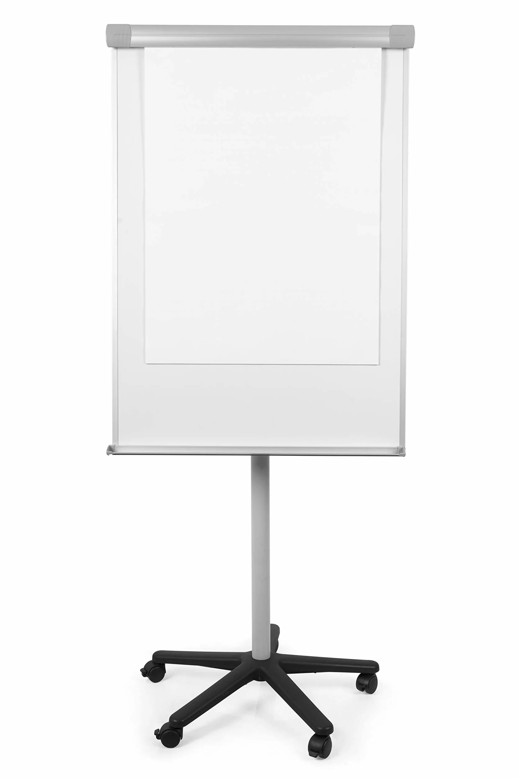 Bi-Office Lavagna Portablocco Mobile Smart, Lavagna a Fogli Mobili Portatile Con Cornice Grigia, Superficie Magnetica, Dimensioni Panello Euro 700 x 1000 mm