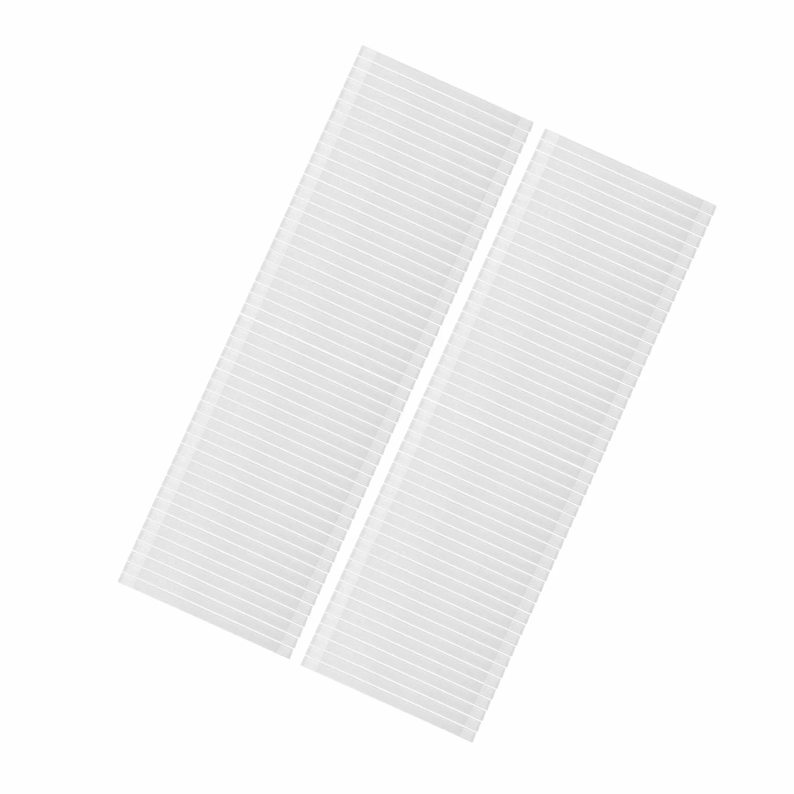 2 set di strisce di colla termica, 10 mm di larghezza, per rilegatura, per documenti, album, libri di testo, 100 pezzi, 28,5 x 1 cm