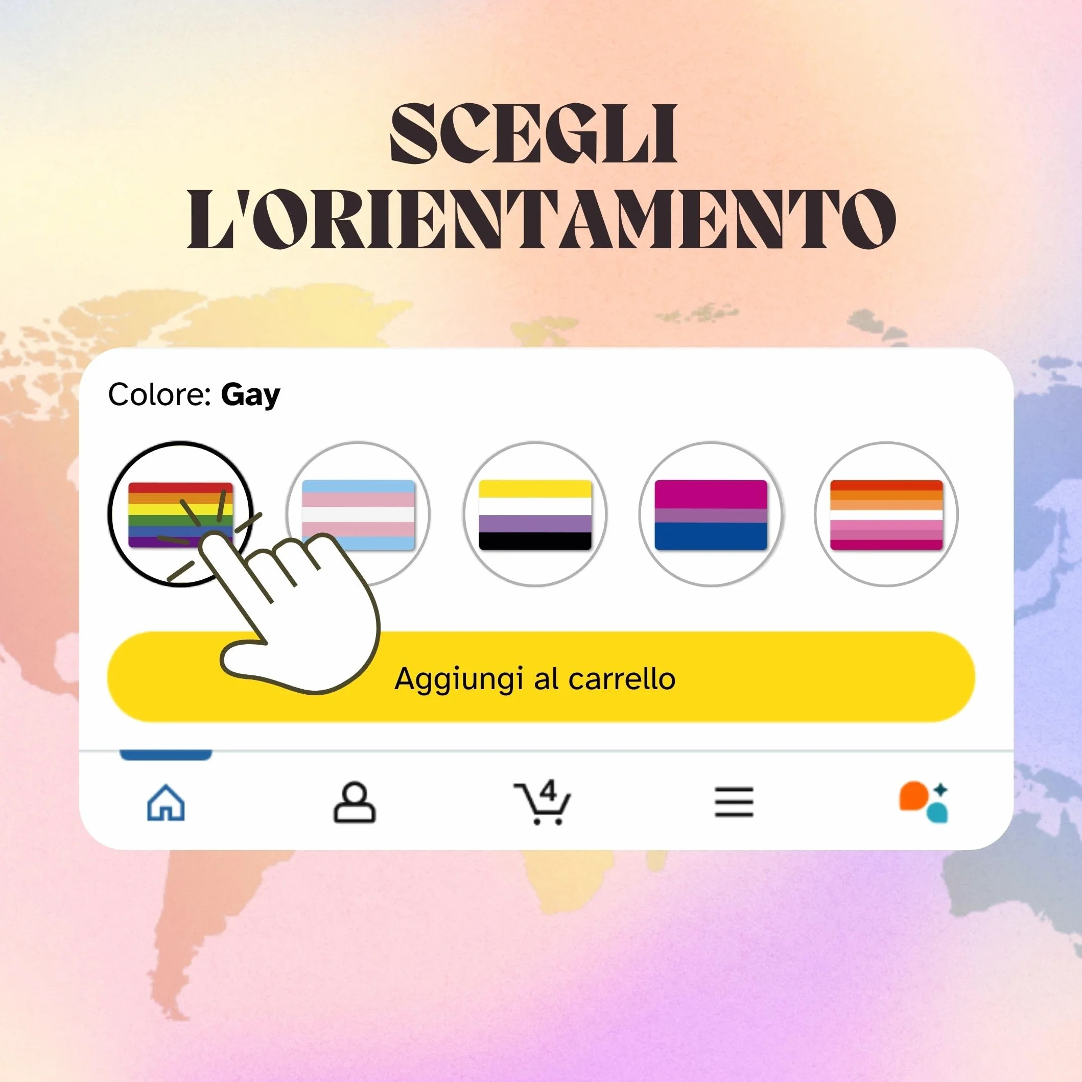 Tessera Orgoglio Gay, Accessori LGBTI, PVC, Regalo Inclusivo