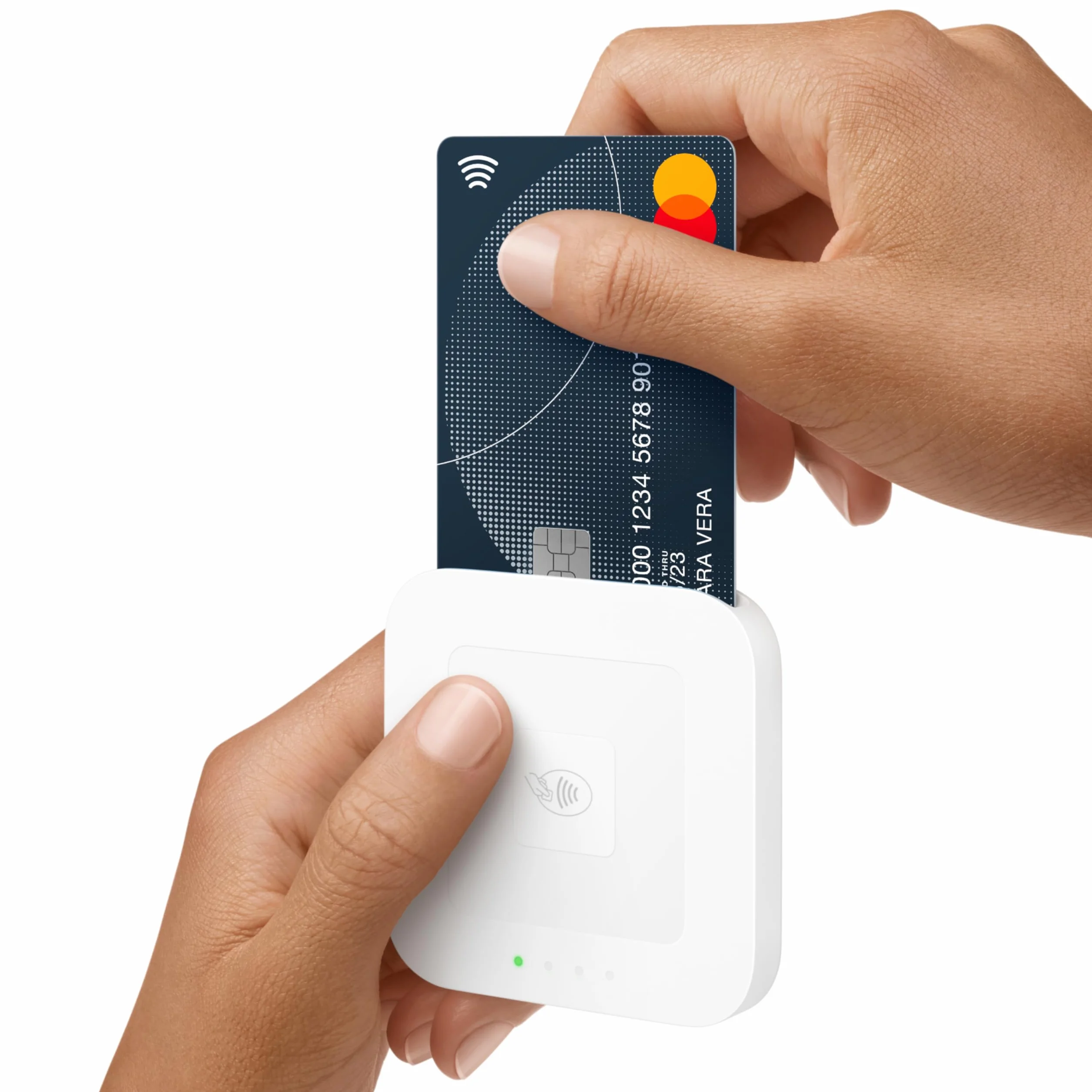 Square Lettore di schede Bluetooth contactless (2a generazione) - Accetta pagamenti contactless e con carta - accetta chip & PIN, carte di debito e di credito, Apple e Google Pay