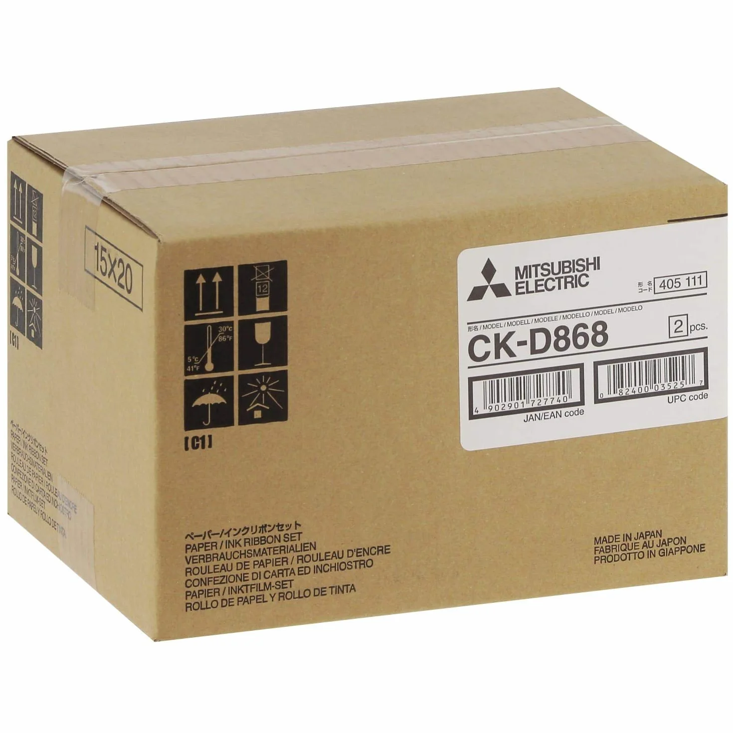 Mitsubishi CK-D 868 10x15 cm 2x 430 Prints