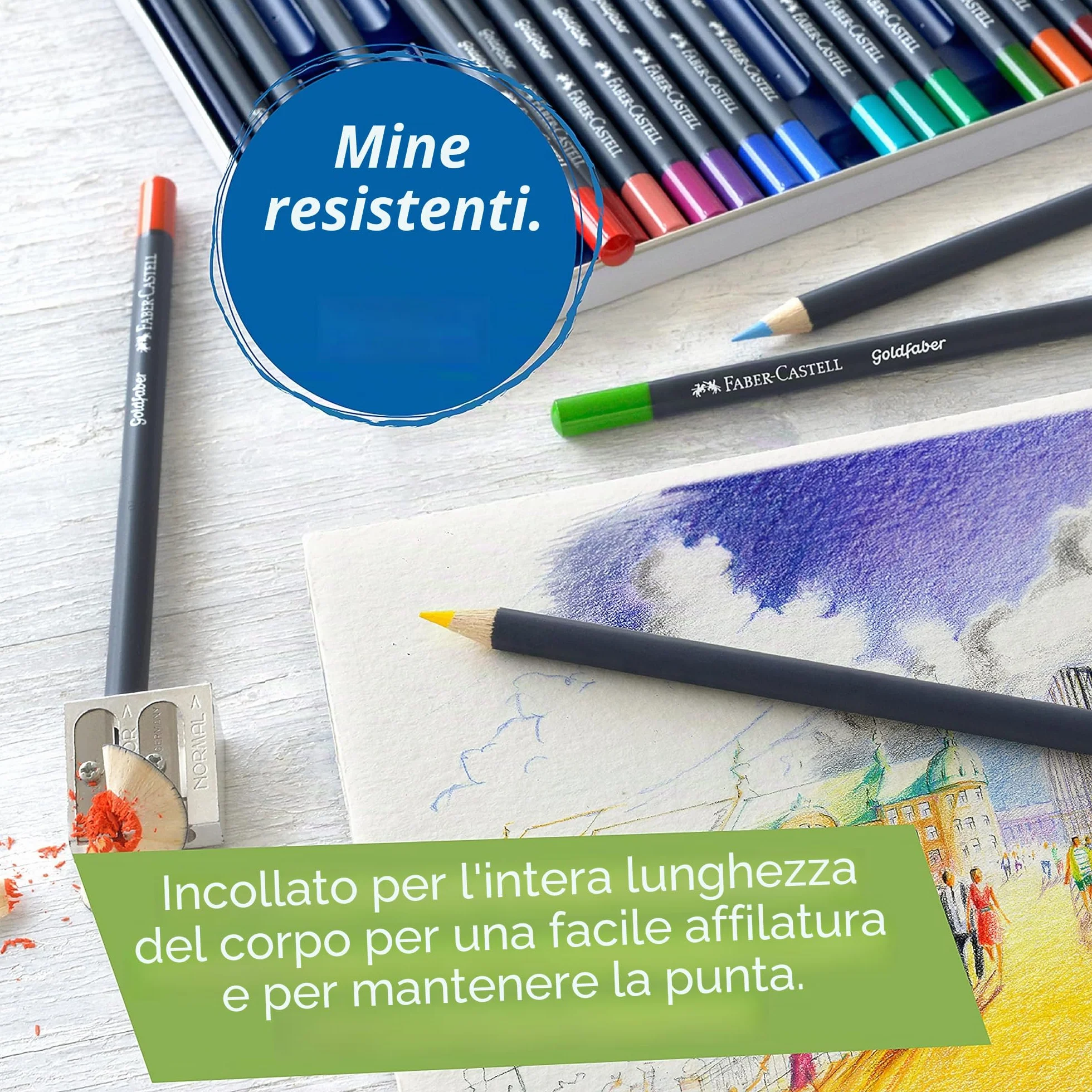 Faber-Castell 114748 Matite Colorate, 48