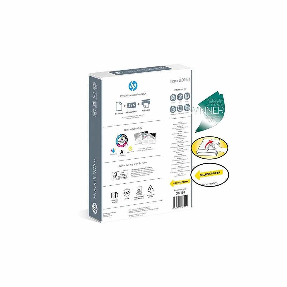 HP Carta Inchiostro A4, White, 5 Risme
