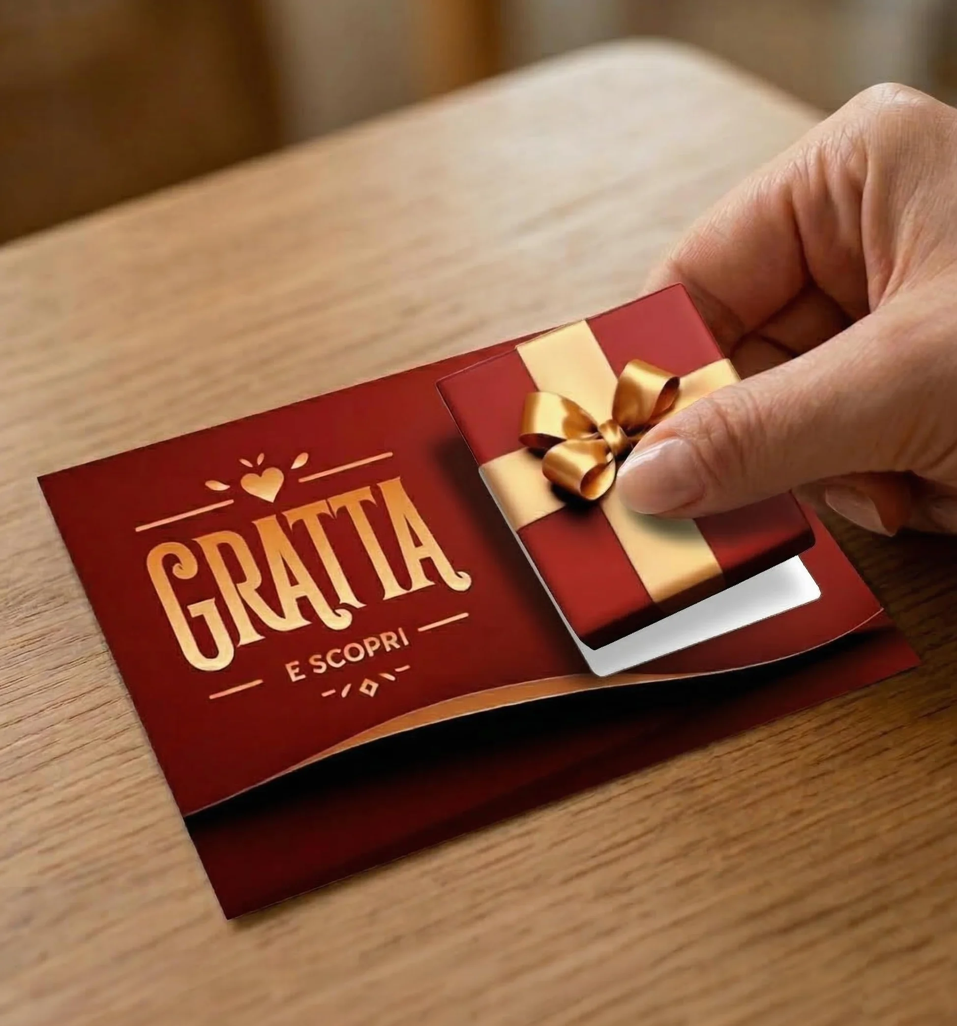 GHIBLI Biglietti Gratta e Vinci Personalizzati per Feste Compleanni Natale Matrimoni Regali