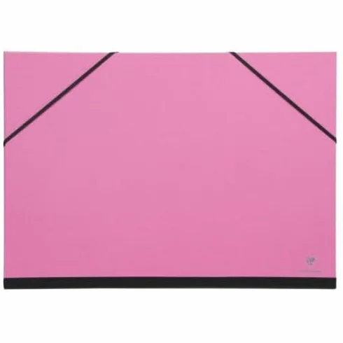 Set di 10 cartoncini da disegno colorati con elastici 37x52 - A3+, colore: fucsia