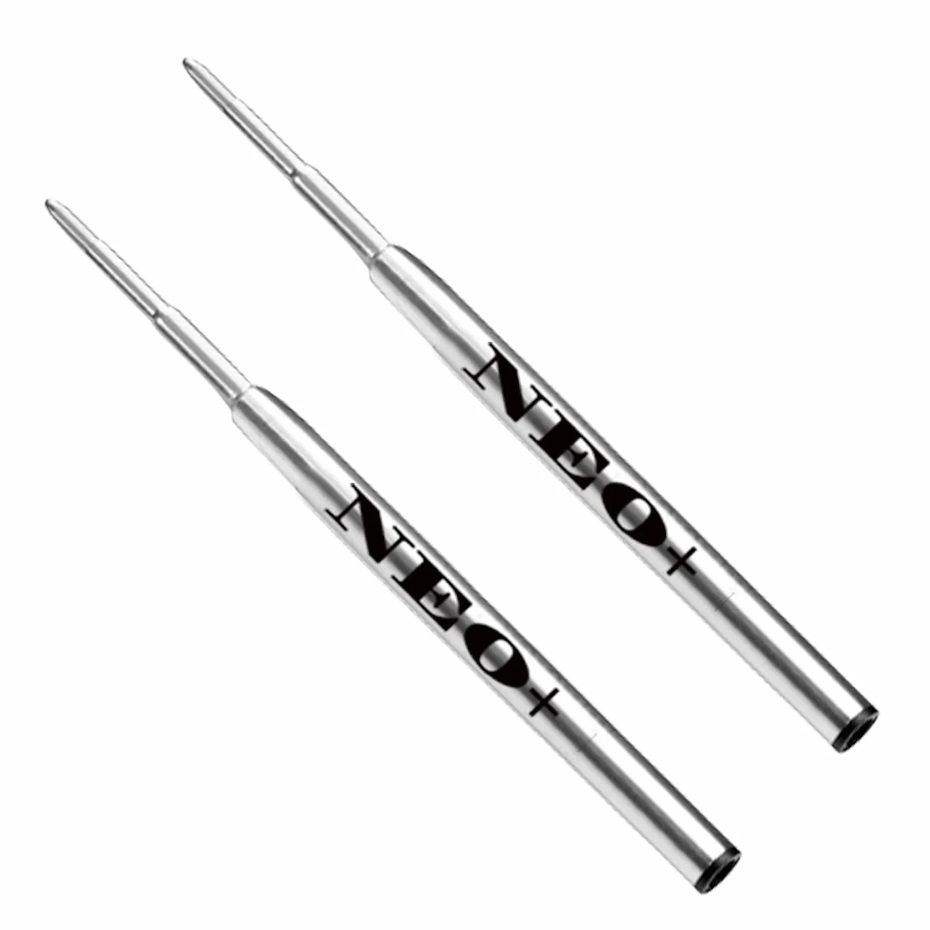 NEO+ Ricariche Penna a Sfera Nero 1 mm Compatibile con Montblanc Ballpoint Punta Media 9,8 cm Confezione da 2