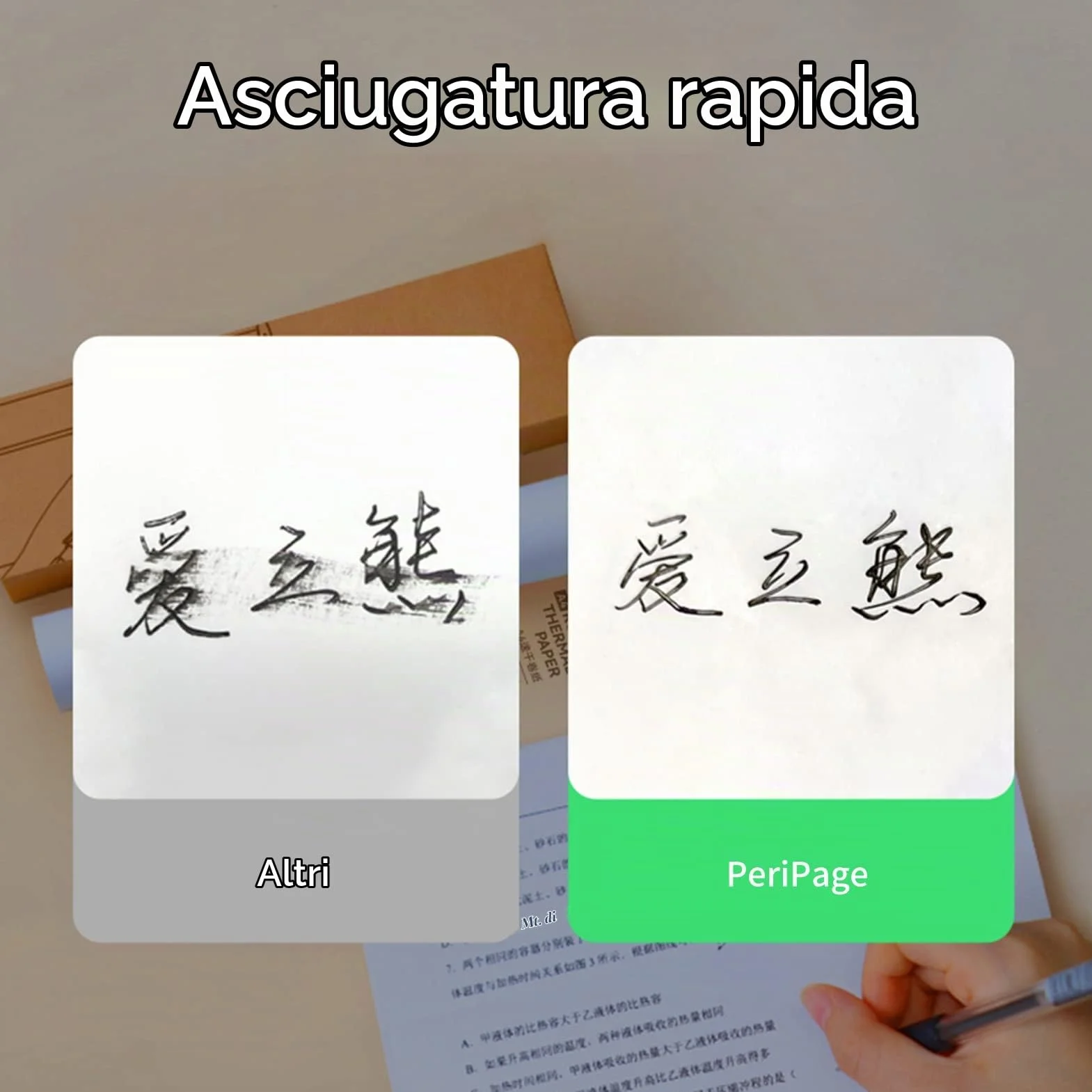 Bisofice 10 Rotoli Carta Termica A4, Compatibile con tutte le Stampante Termica Portatile, Senza BPA, per Foto Ricevute Memo File, Circa 22 fogli/rotolo