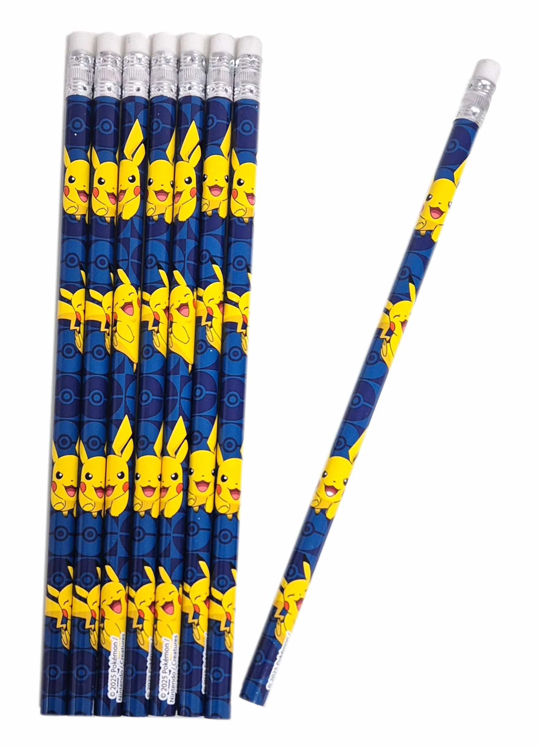 Pokémon Set di articoli di cancelleria per bambini 8 pezzi Pikachu