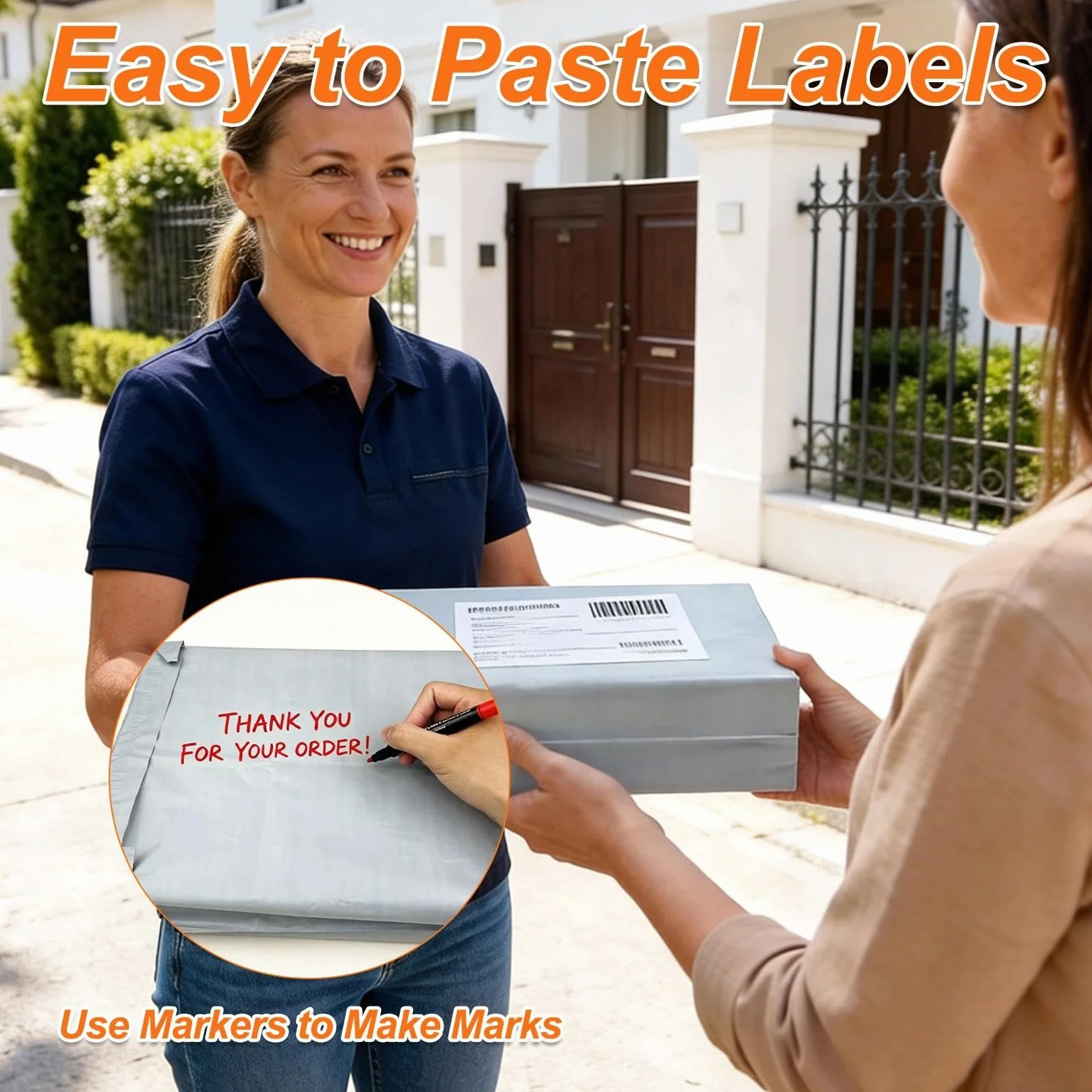 Sacchetti Spedizione Autoadesive Non Trasparenti Buste Postali Plastica Mailing Bags 50 Pezzi