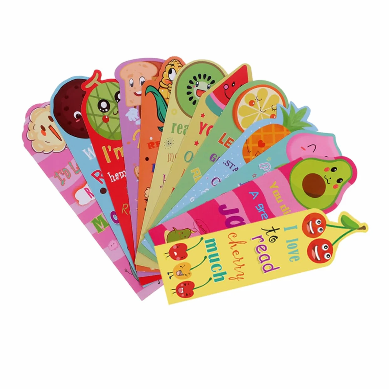 4 Set Adorabili Ragazzi E Ragazze Ragazza Segnalibri Creativi Profumati Frutta Pagina Marcatori Compleanno Scuola Bambini Libro Lettura 36 Pezzi * 4