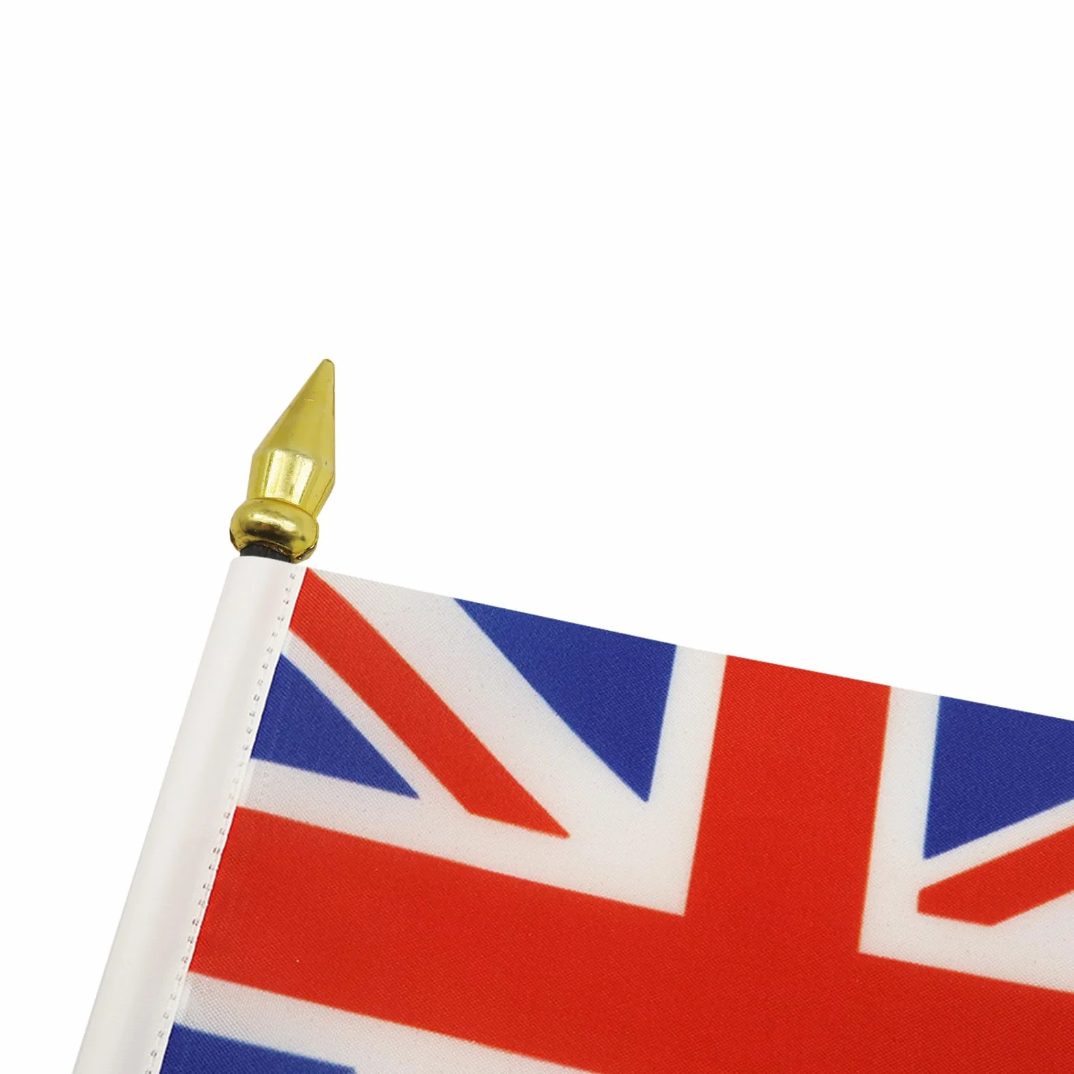 AZ FLAG Bandiera da Tavolo Regno Unito 15x10cm Punta Dorata - Piccola Bandierina Britannica Inglese UK