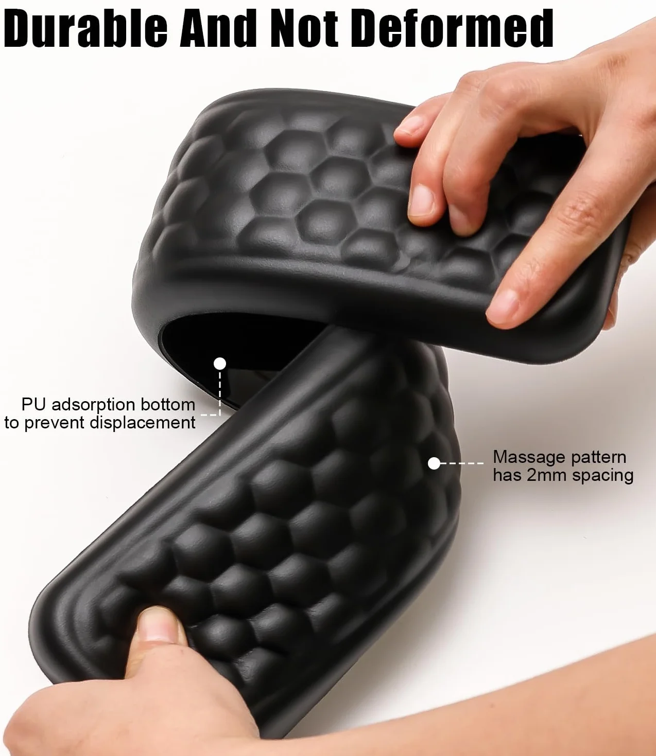 Ergonomico Set Poggiapolsi Memory Foam in Pelle PU Impermeabile Antiscivolo Nero per Tastiera e Mouse