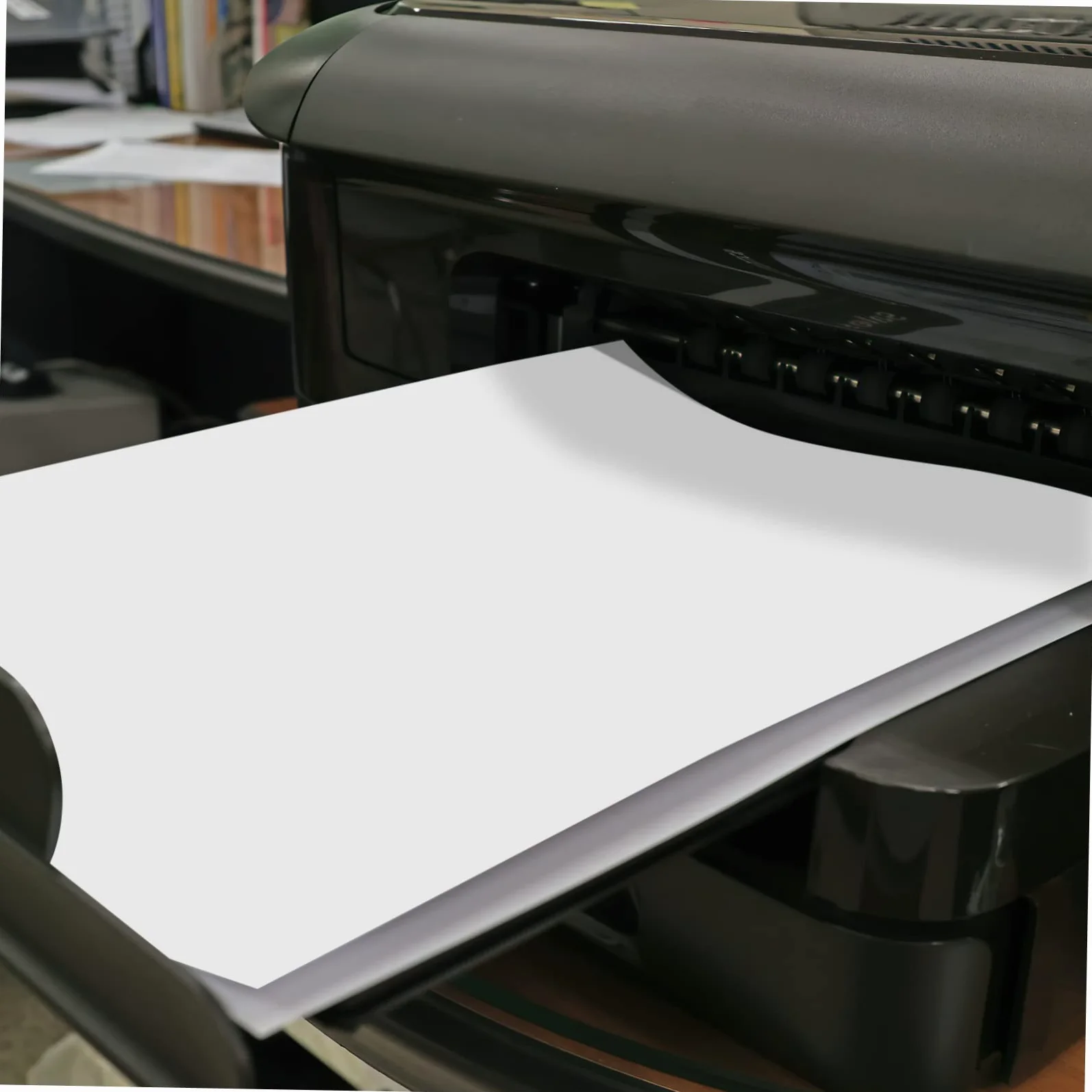 NUOBESTY 100fogli Carta Adesiva Per Stampante Carta Adesiva Opaca Bianca Per Stampante Getto d Inchiostro Di Per Etichette Adesive