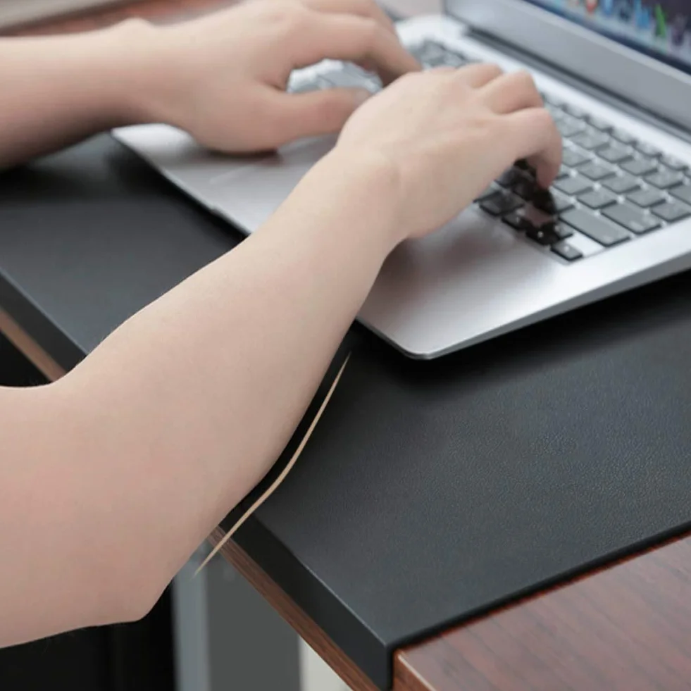 Tappetino da scrivania con bordi angolari, grande tappetino da scrivania per PC, laptop, tastiera, impermeabile, ideale per ufficio e casa