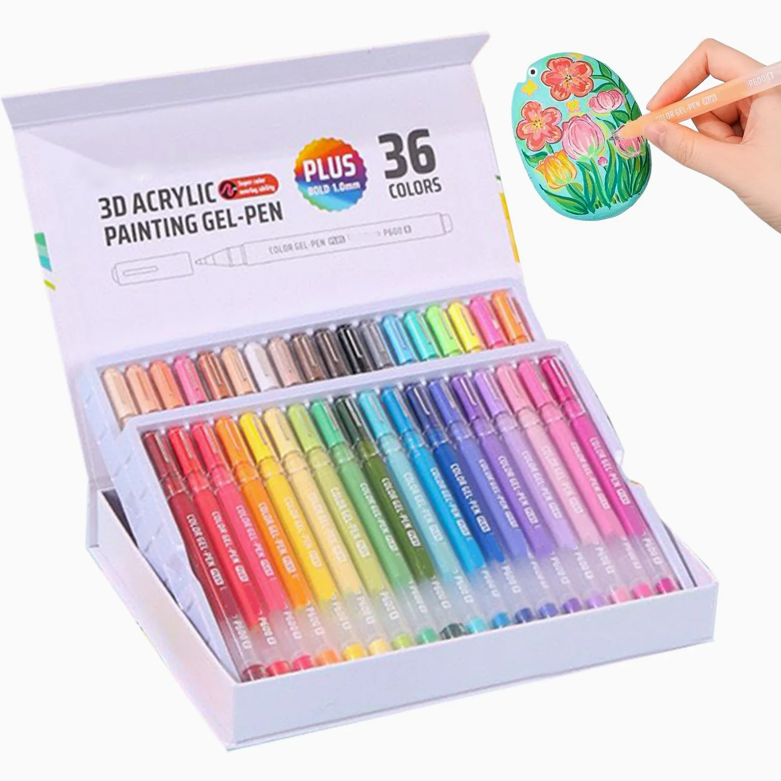 Penne Acriliche Marcatori A Punta Fine Da 1,0 Mm | Penne a Gel con Vernice Per Cartoncini Vetro Tessuto Legno Scrapbook Colorare Scrivere Disegnare DIY Artigianato