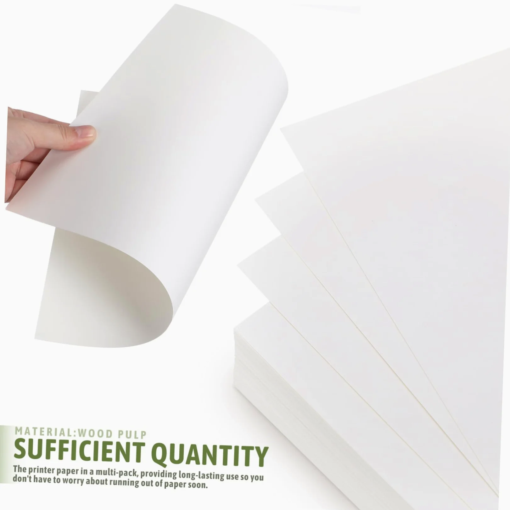 100fogli Carta Per Stampante Naturale Carta Fotografica Per Ufficio e Scuola Compatibile Con Tutte Le Stampanti