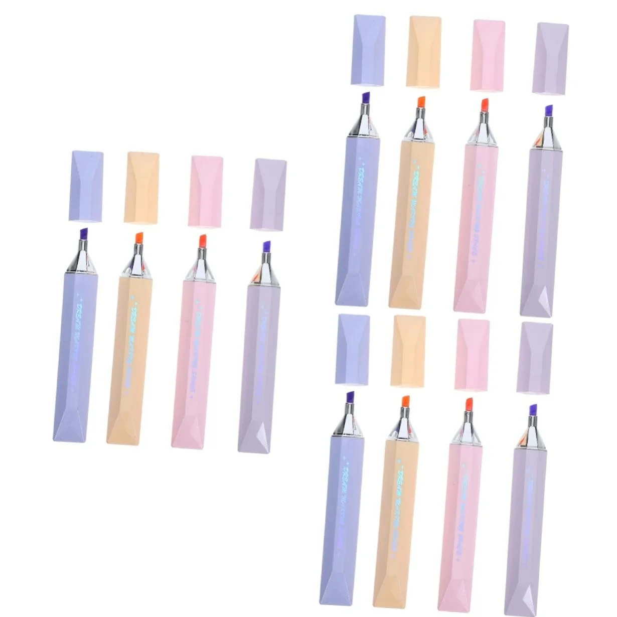 Artibetter 3 Set Evidenziatore Punta Morbida Evidenziatori Marcatore Pennarelli Per La Scuola Pennarelli Colorati Segnali Per Penne Per Diario Cartoleria Adulto Plastica 4 Pezzi*3
