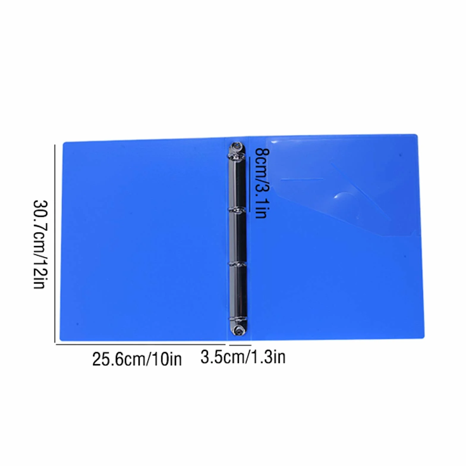 Cartella Portadocumenti espandibile Cartelle O-Clip a4 e Lettere cartelle a 4 Foro Cartelle di archiviazione Dati PP File Gestione delle cartelle Binder con Tasche Inserire (10 Confezioni) Cartelline