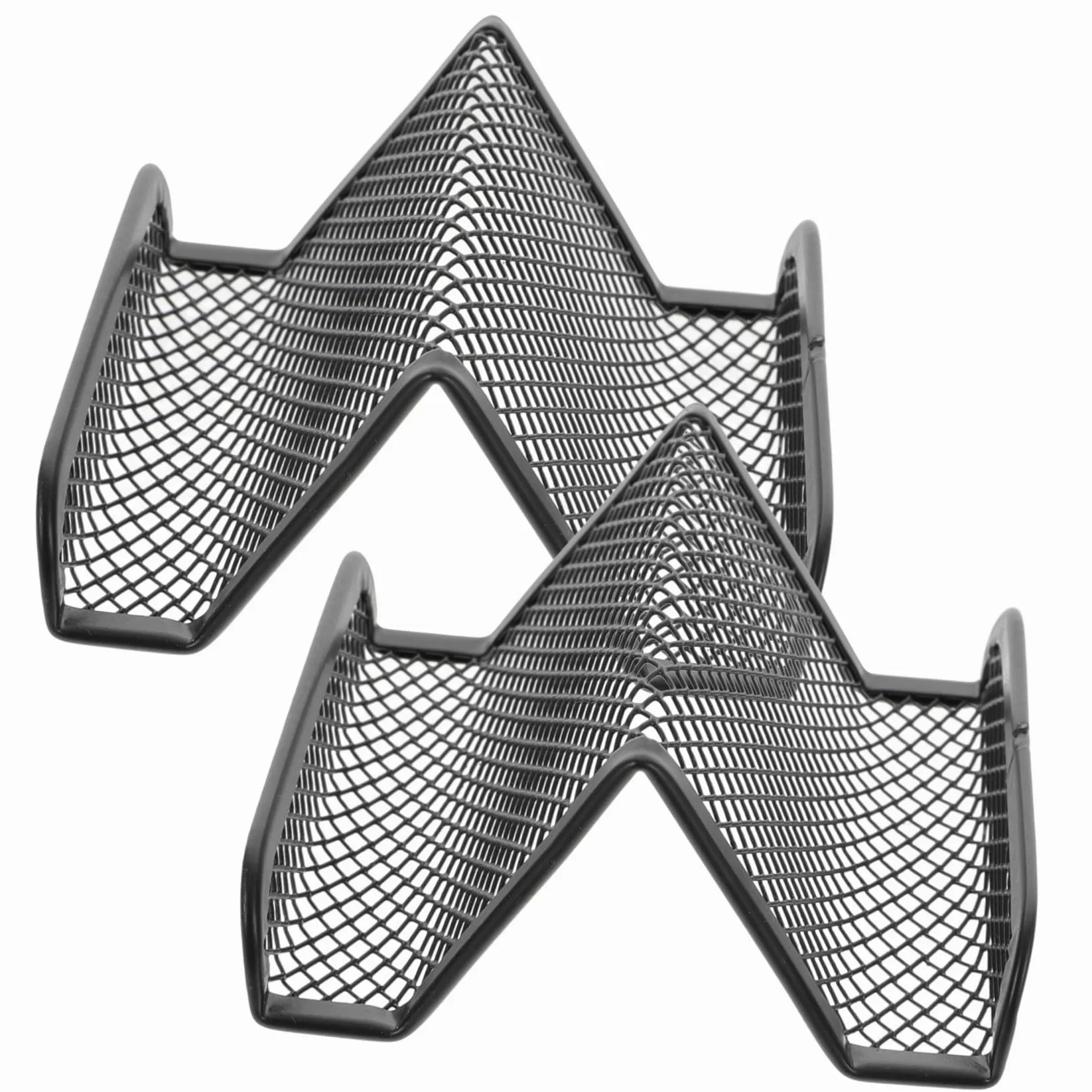 Artibetter 4 Set Scrivania Dei Biglietti Da Visita Cremagliera Titolare In Piedi Carta Stand Biglietto Da Visita Display Di Biglietti Da Visita Metallo 2 Pezzi * 4