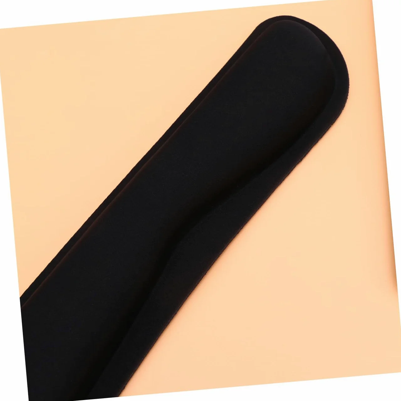 Poggia Polsi Tastiera Mouse in Memory Set 2 Pezzi Nero | Supporto Elastico, per Casa e Giochi, Tessuto Gomma Memory Foam, Comfort per Mano e Polso