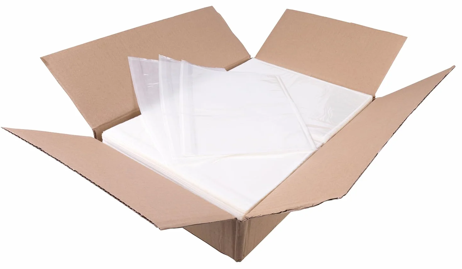 Office PRODUCTS - Buste per biglietti di consegna, formato DIN C5, 500 pezzi, confezione da 500 pezzi, autoadesive, trasparenti