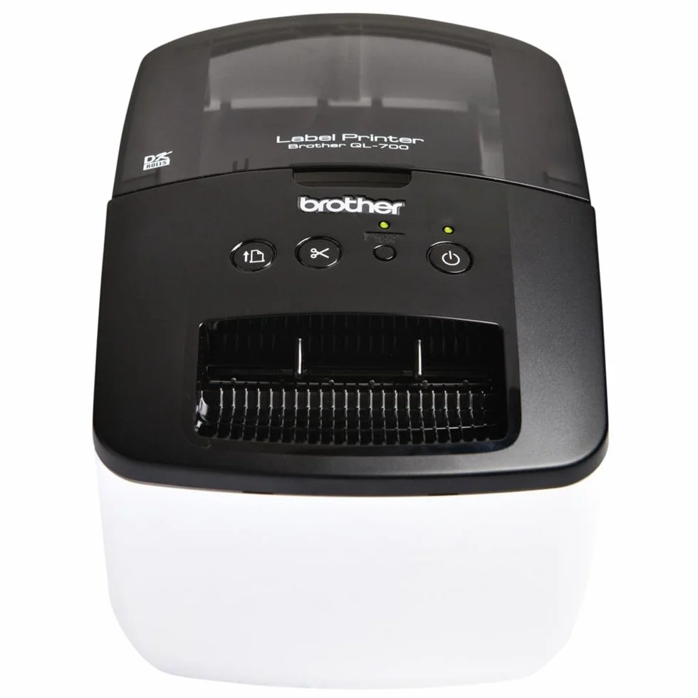 Brother QL700 Stampante per Etichette, 62 mm, 93 etichette/min, Collegabile a PC