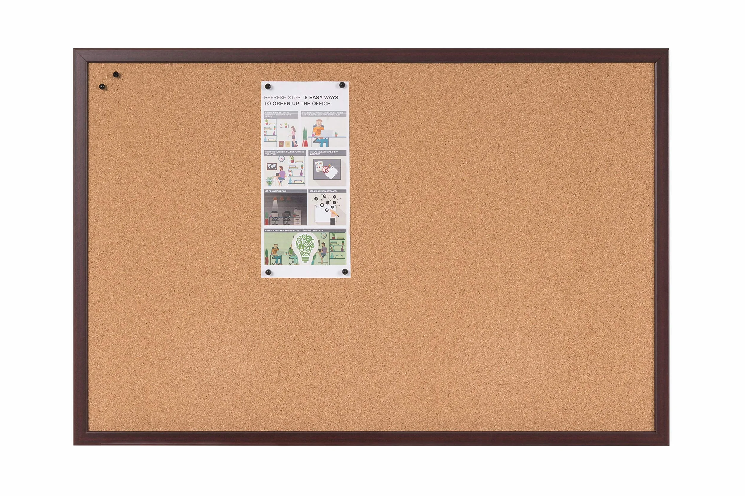 Bi-Office SF152001659 - Bacheca in Sughero, 1200 x 900 mm, Beige (Natural)
