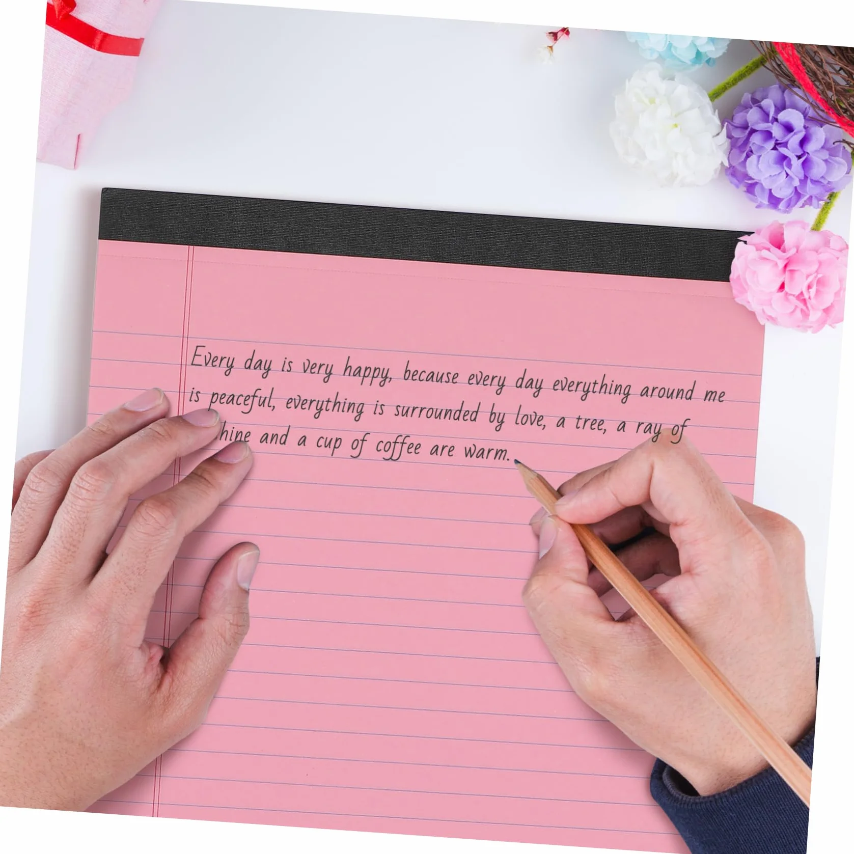 Happyyami Blocchi Minimal Bleed Ink 6 Pezzi per Appunti in Carta Design Elegante per Scrivere e Doodling in Ufficio e Scuola
