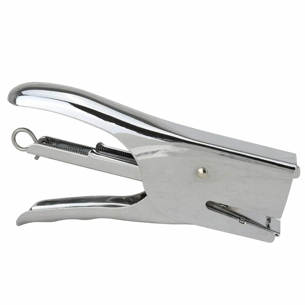 fhda Cucitrice Portatile in Metallo Cucitrice Portatile da scrivania Durevole Cucitrice da scrivania per Ufficio Scolastico