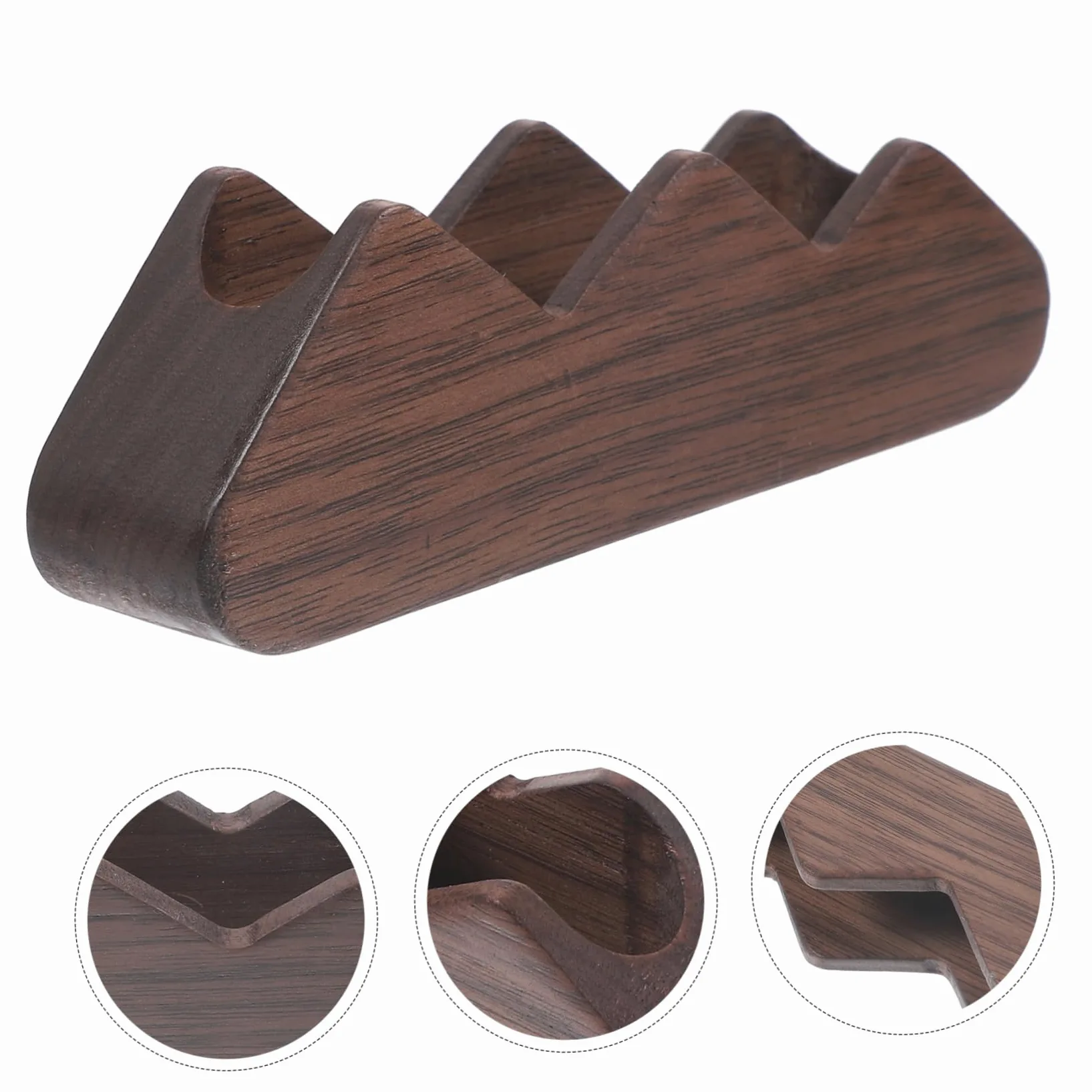 Uonlytech 5 Pezzi Biglietti Visita Organizer Scrivania Compatto per Ufficio Display Elegantper Carte Visita Struttura Resistente e Duratura Design