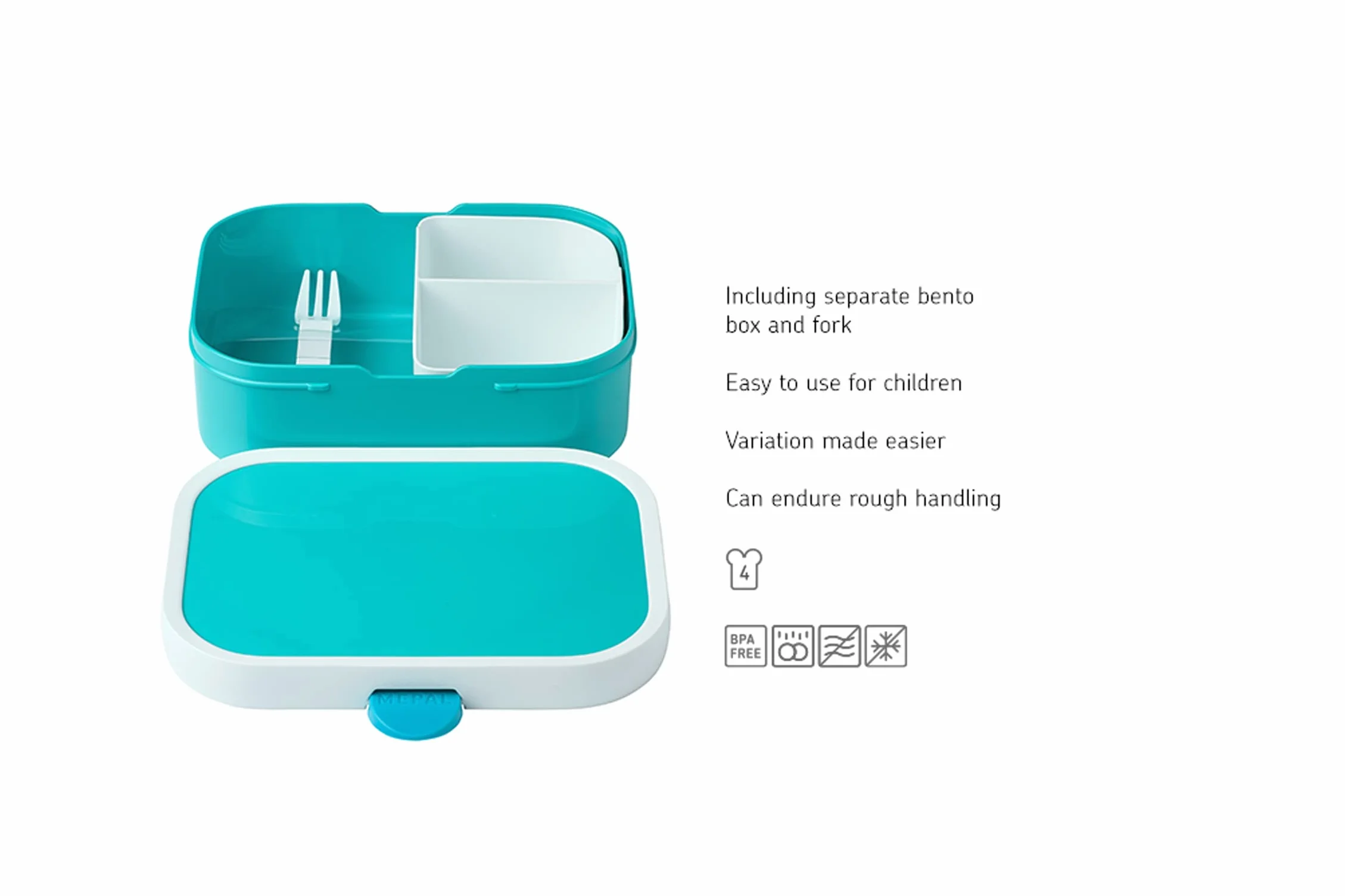 Mepal - Set Pranzo Campus per Bambini con Borraccia Pop-up e Porta Pranzo - Per la Scuola o le Gite - Privo di BPA - 400 ml + 750 ml - Avengers