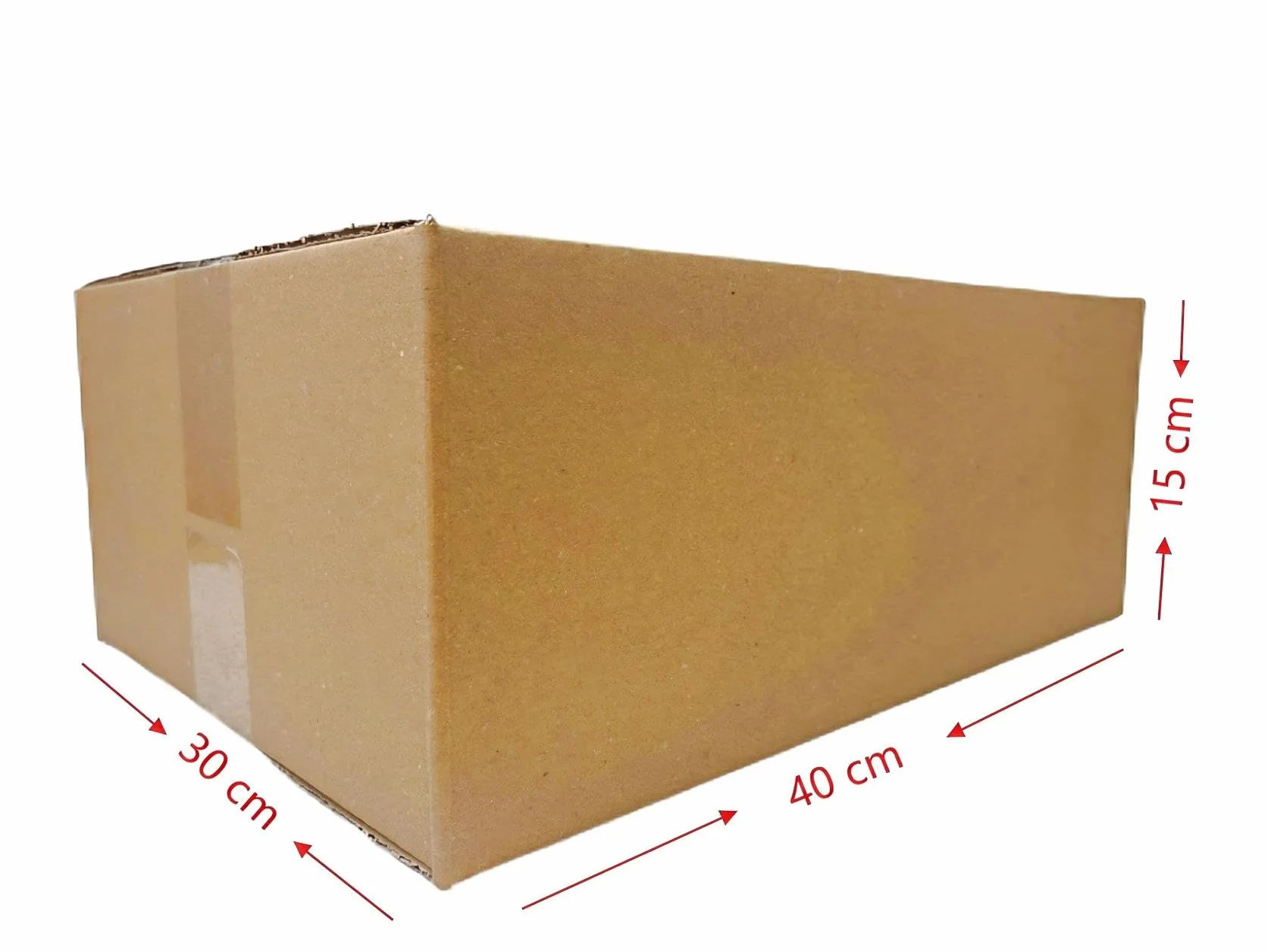 Scatole per Trasloco e Spedizioni, Cartone Onda Singola, 40x30x15 cm set da 40 pezzi (40 pezzi, 40x30x15 cm)