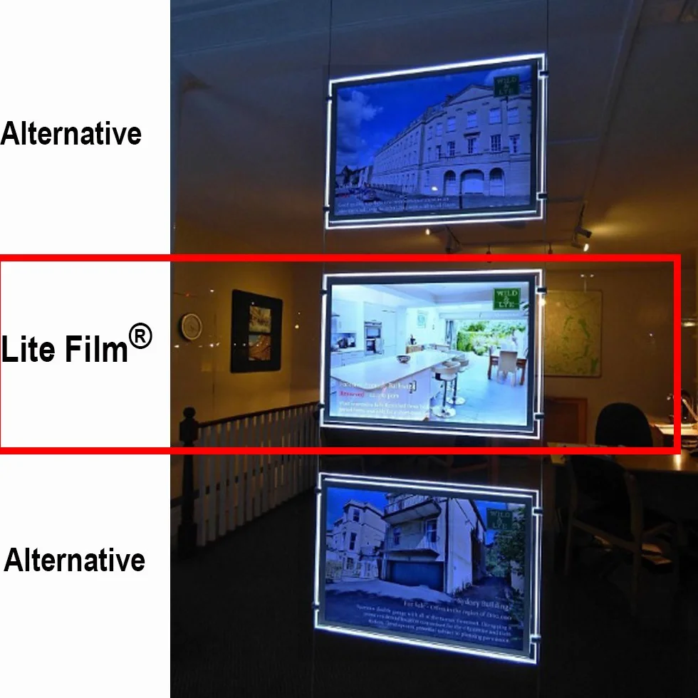 Carta retroilluminata Lite Film A3 10 fogli per LED Light Panel Lightbox