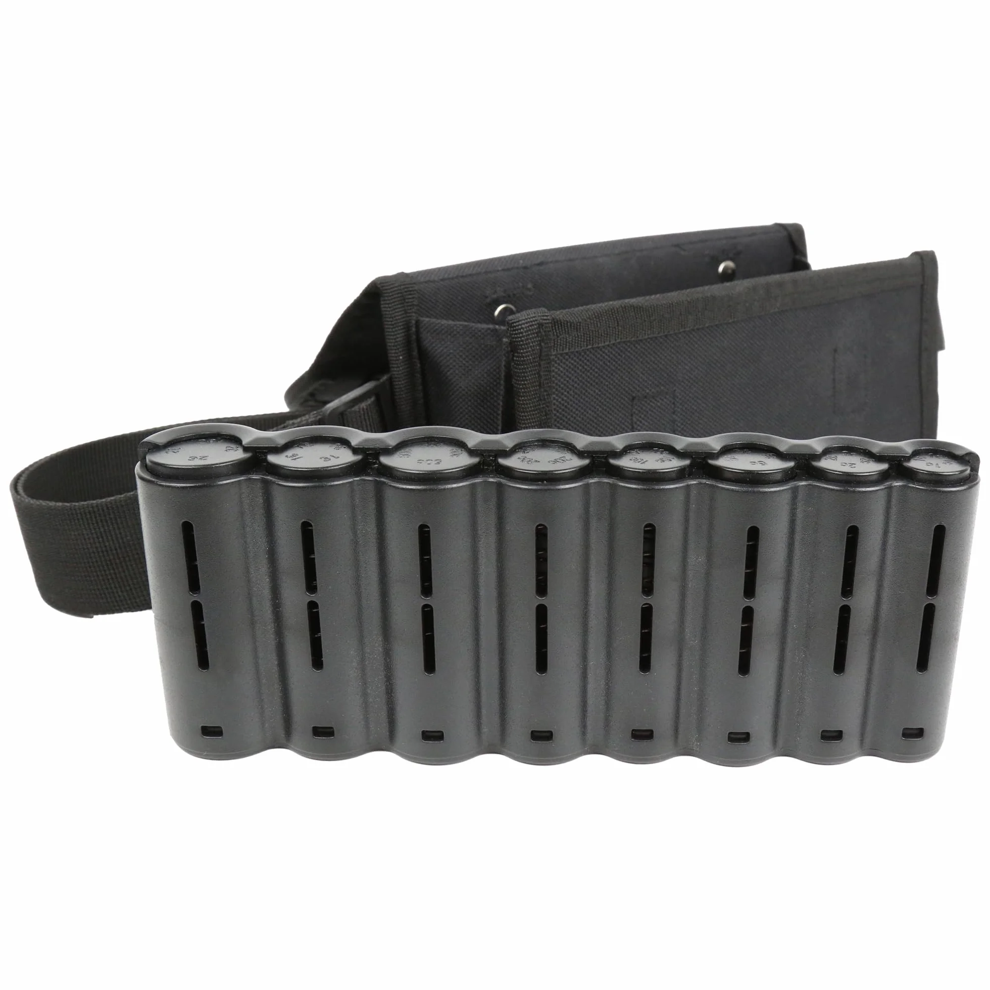 Monepass - Borsa da Cameriere con Cambiamonete in Abs nero inclusa (8 pezzi). Chiusura Magnetica - Versione per l'uso quotidiano