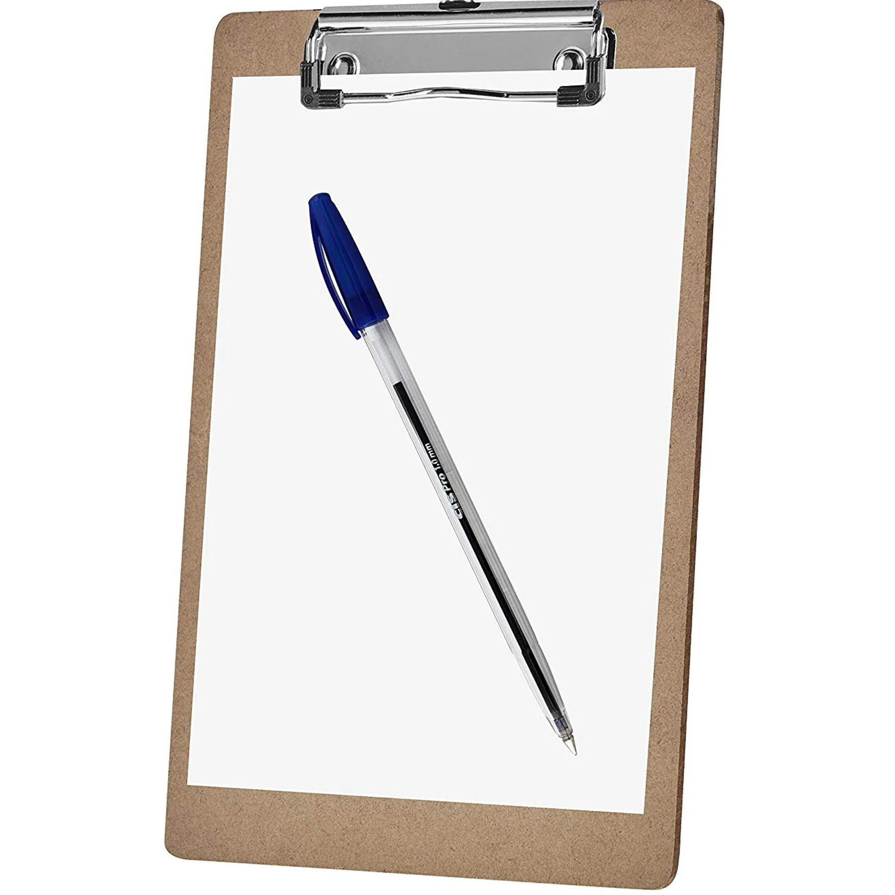 Acrimet Portablocco con Clip a Basso Profilo Formato Lettera A4 (33 x 23 cm) (Cartone Rigido) (Confezione da 12 Pezzi)