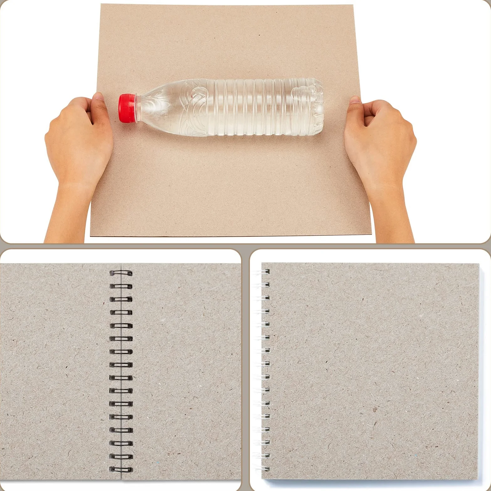 20 pannelli in truciolato, resistenti, per rilegatura, rilegatura, copertina (30,5 x 30,5 cm, 70 pt)