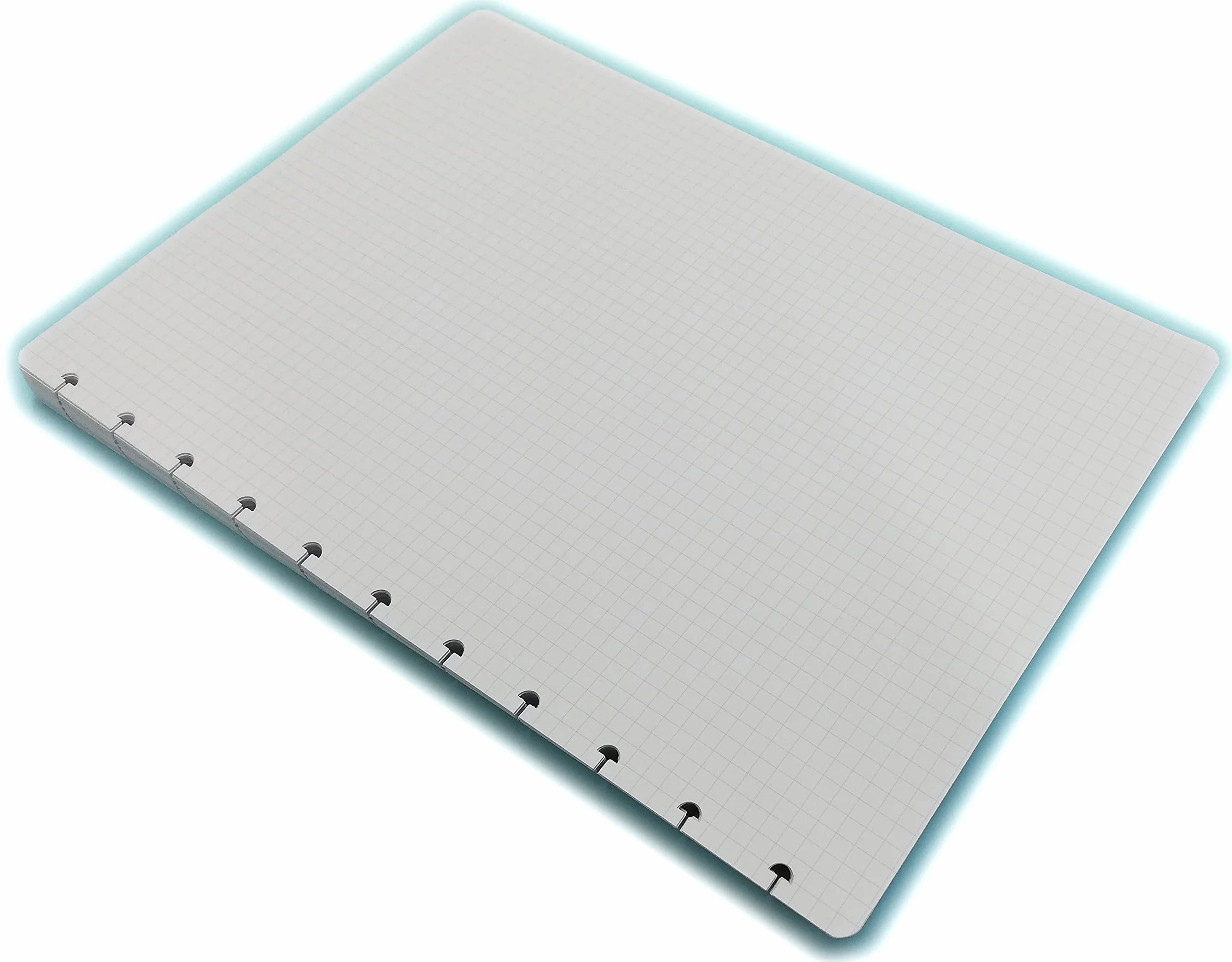 Ricarica 100 Fogli A4 20,5x29,2cm Refills Inserts for Disc Bound Planner Quadretti 5 mm