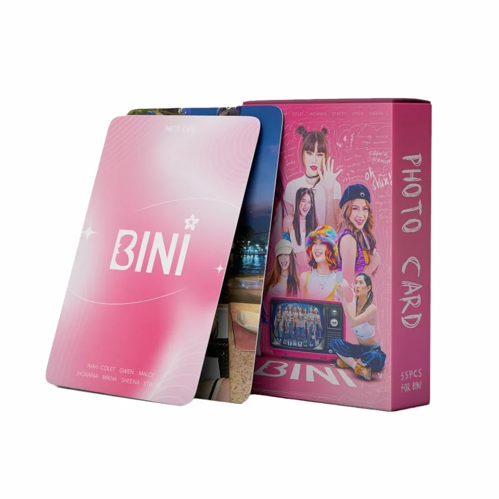 BINI Kpop Photocards Set 55 Cards Mini Album Carte Foto Regalo dei Fan