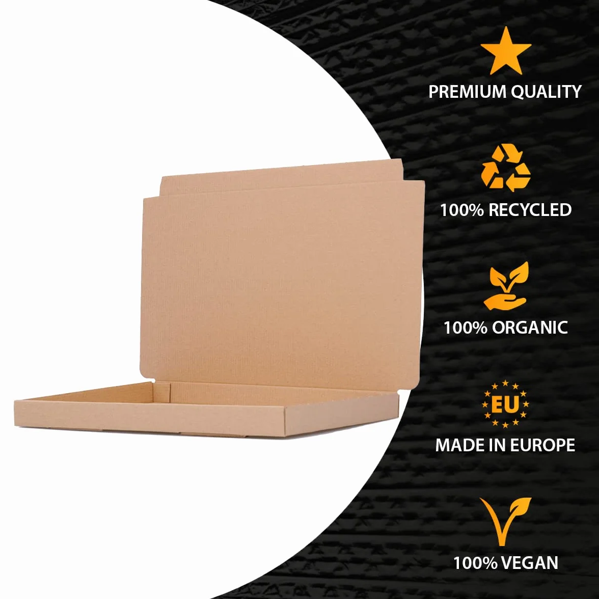 verpacking 100 Scatole fustellate marroni | 35 x 25 x 3 cm - WP XS | formato A4 | per spedizioni internazionali XS | leggere e robuste