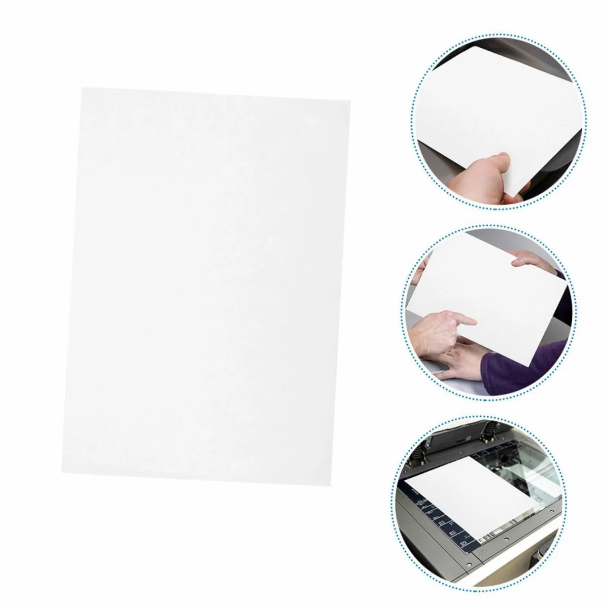 SHINEOFI 100 Fogli Carta Autoadesiva Stampabile Etichette Per Stampante Carta Per Etichette Autoadesive Di Adesivi Per Stampante Etichetta Autoadesiva