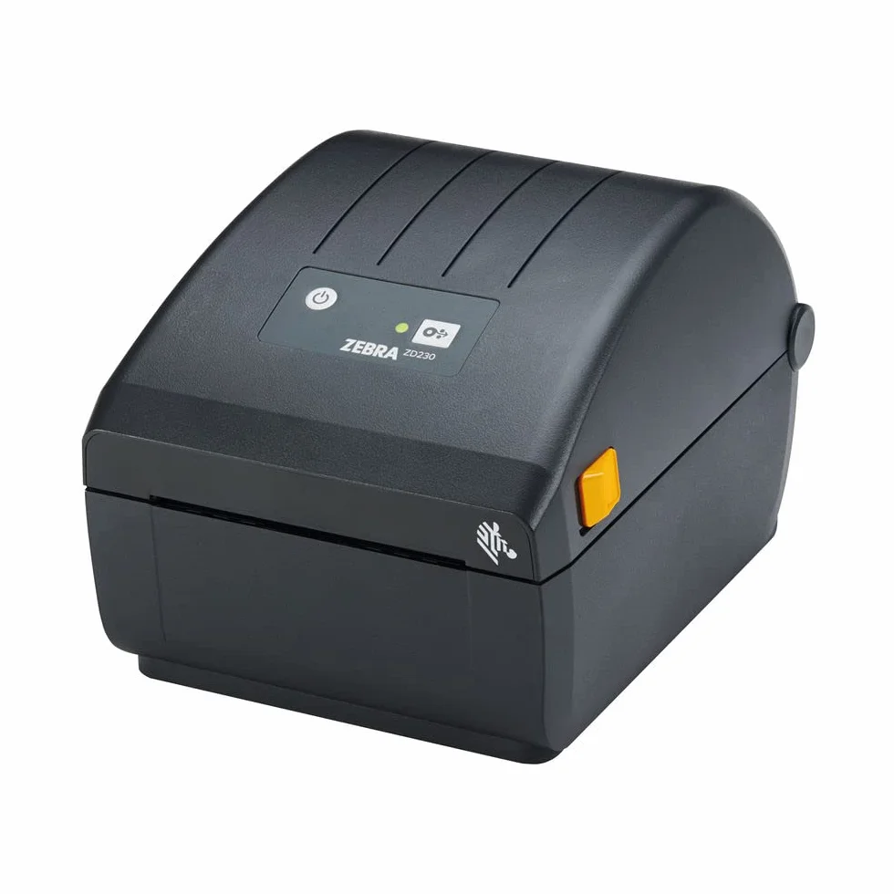 Zebra Stampante termica diretta ZD230-4 pollici Desktop Stampante - Connettività USB ed Ethernet - Adatto per applicazioni di logistica, produzione di luce, vendita al dettaglio e assistenza sanitaria