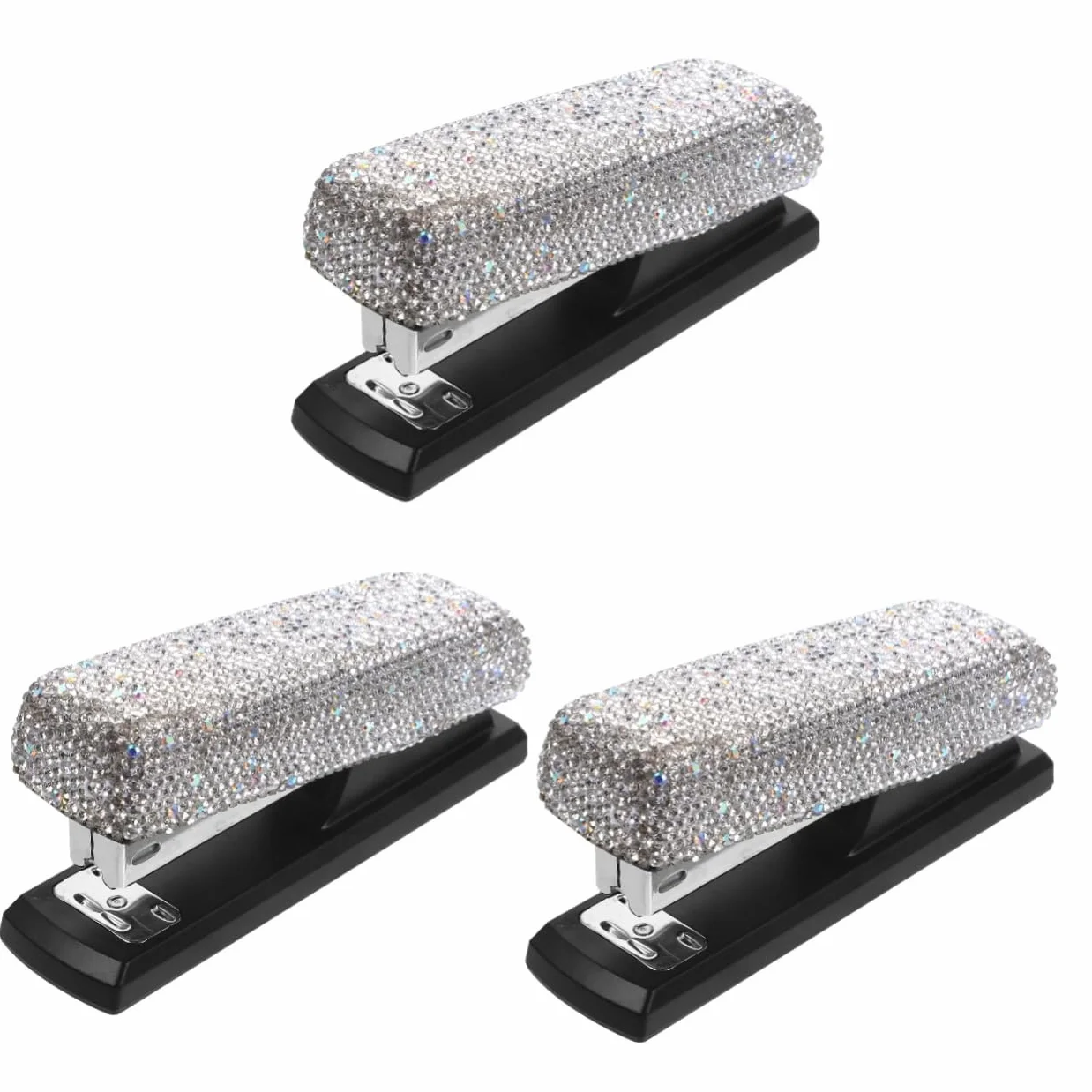 Operitacx 3 Set Di Spillatrice Portatile Per Auto Porta Lucidalabbra Penna Ventilatore Da Scrivania Regolabile Accessori Strumento Di Rimozione Punti Metallici Punti Metallici