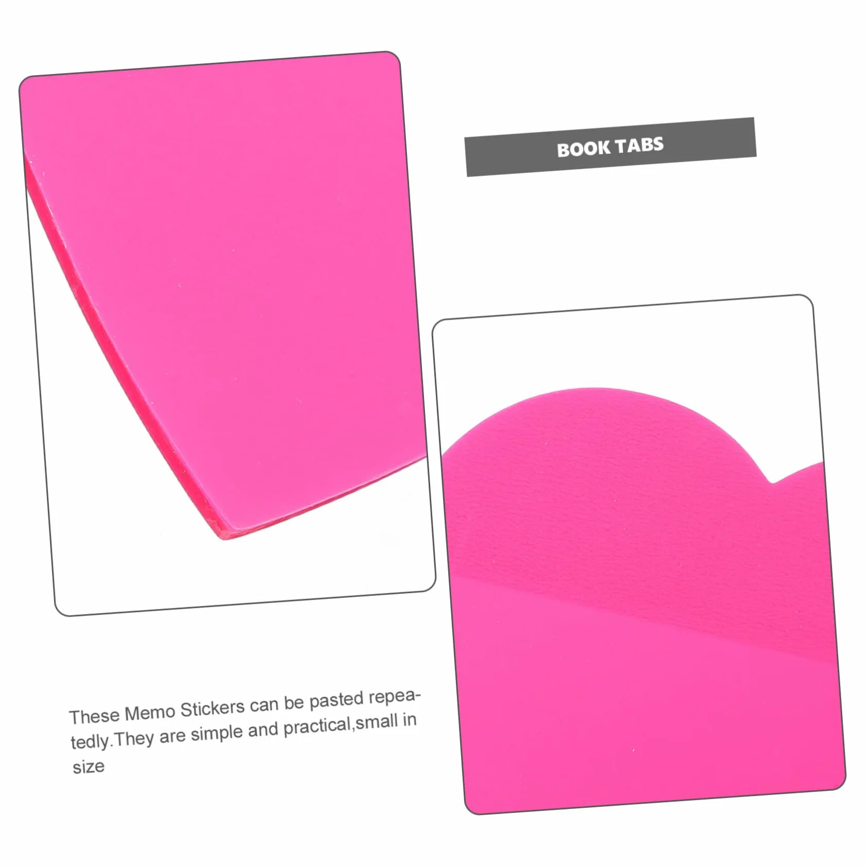 Angoily 3 Pezzi Note d'amore blocco note alla rinfusa pastello Memo Pad scuola Forniture adesivi per appunti dell'ufficio adesivo per appunti autoadesivo taccuini autoadesivi carta