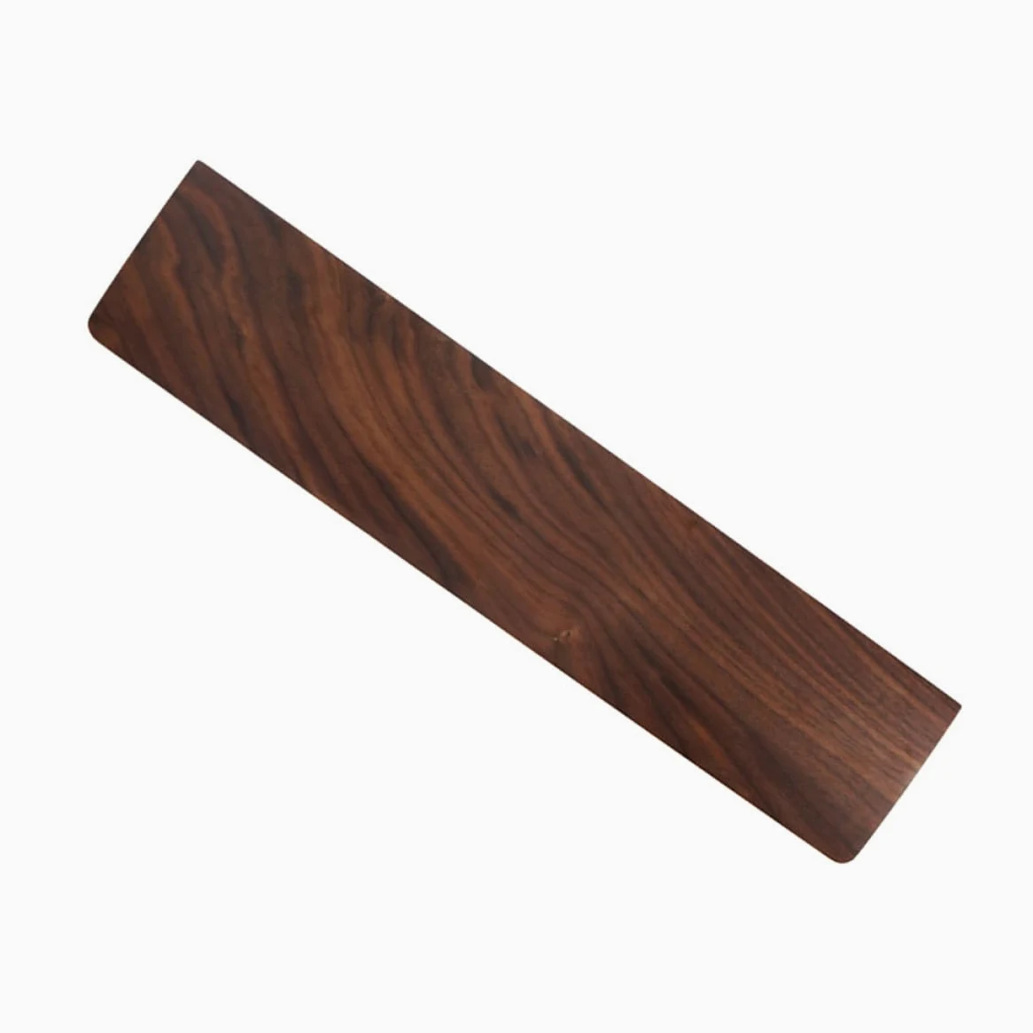 Poggia Polsi per Tastiera in Noce 440mm Marrone Caffè | Supporto per Polso, Venatura Naturale del Legno, Finitura Artigianale, Sostituzione per Pezzo Usurato
