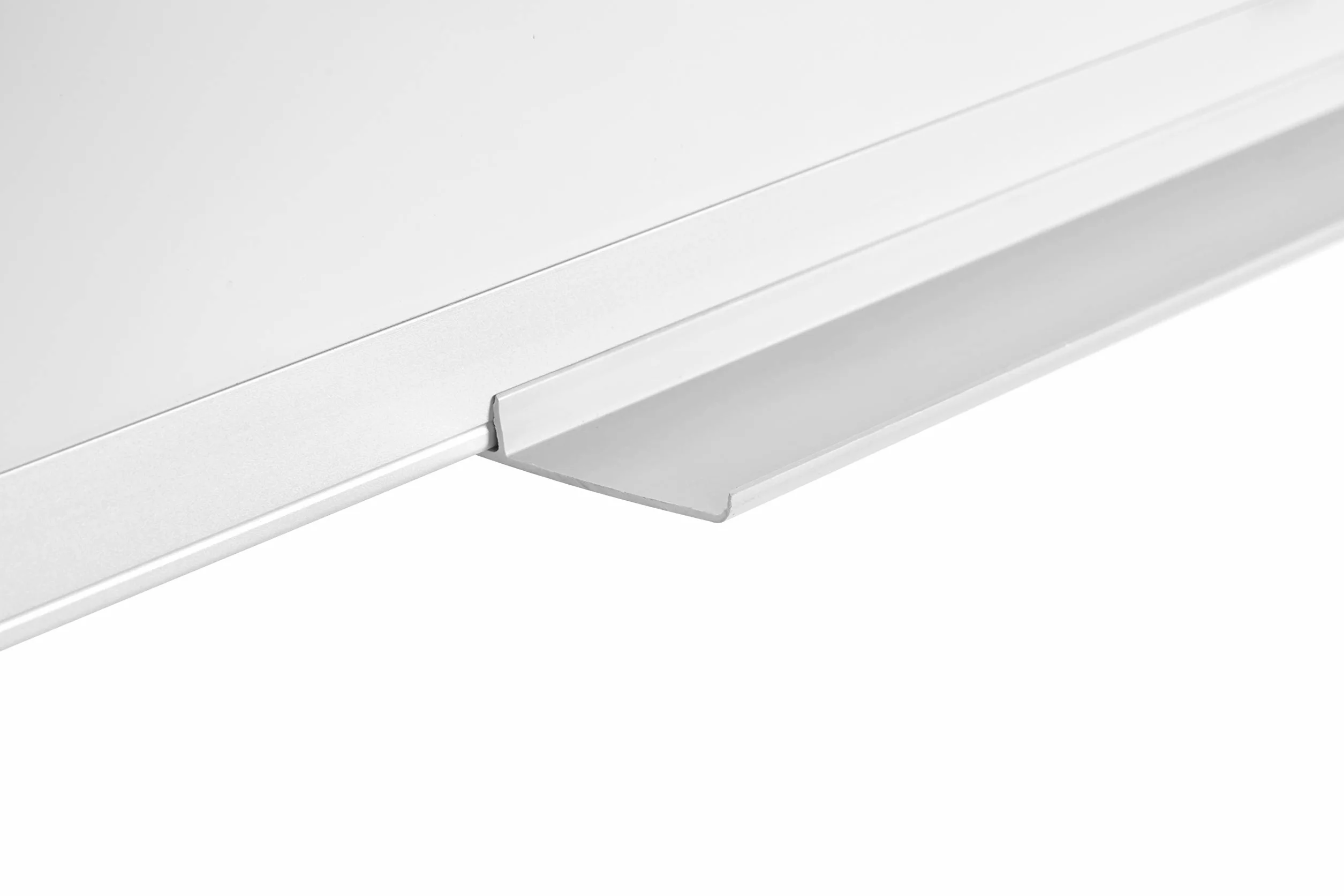 Lavagna Magnetica Bianca, 60 x 45 cm, Lavagna Cancellabile A Secco Con Cornice Sottile In Alluminio Anodizzato, Superficie In Acciaio Smaltato